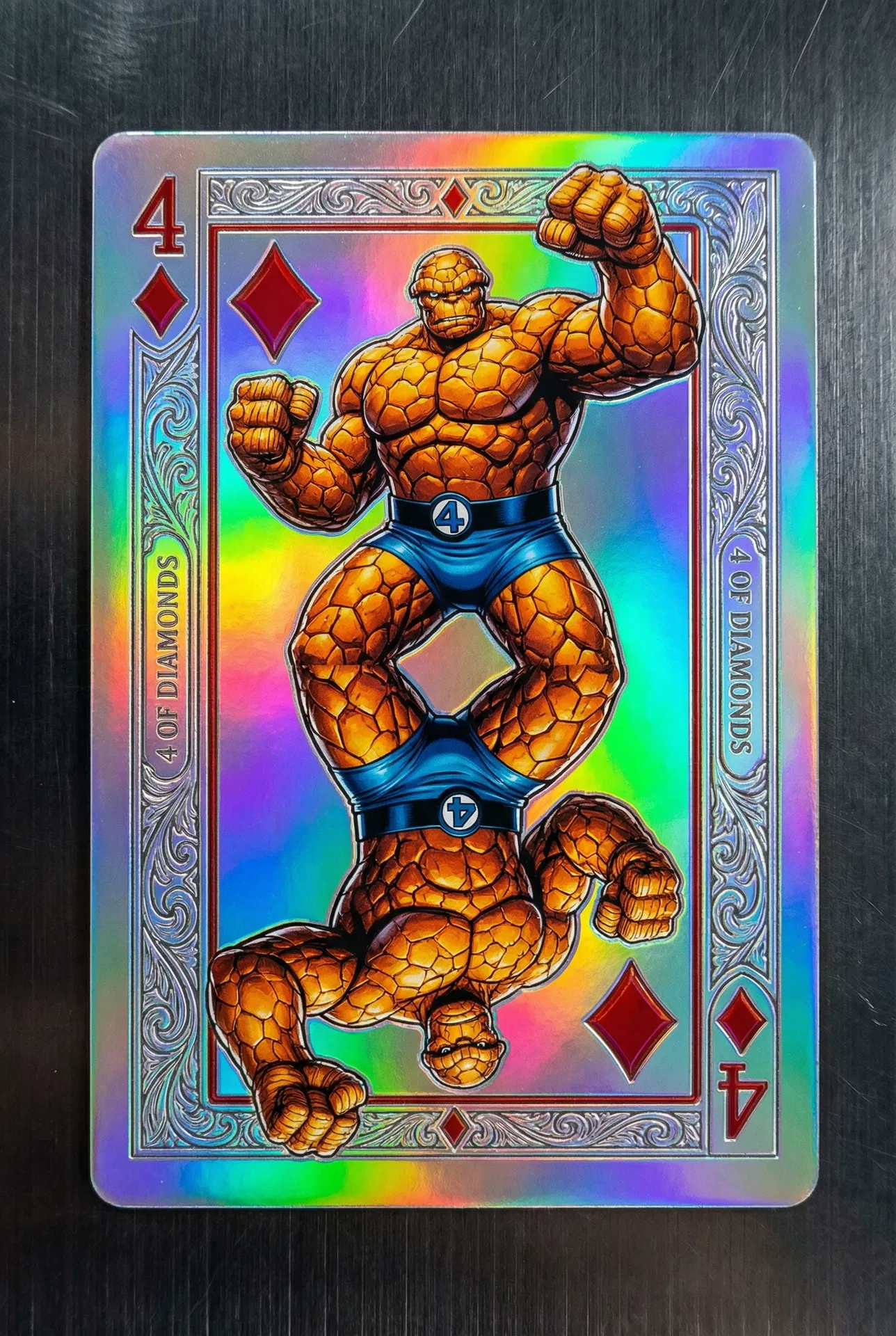 The Thing Diamonds 4 #D-4 - 2025 Topps Marvel Mint