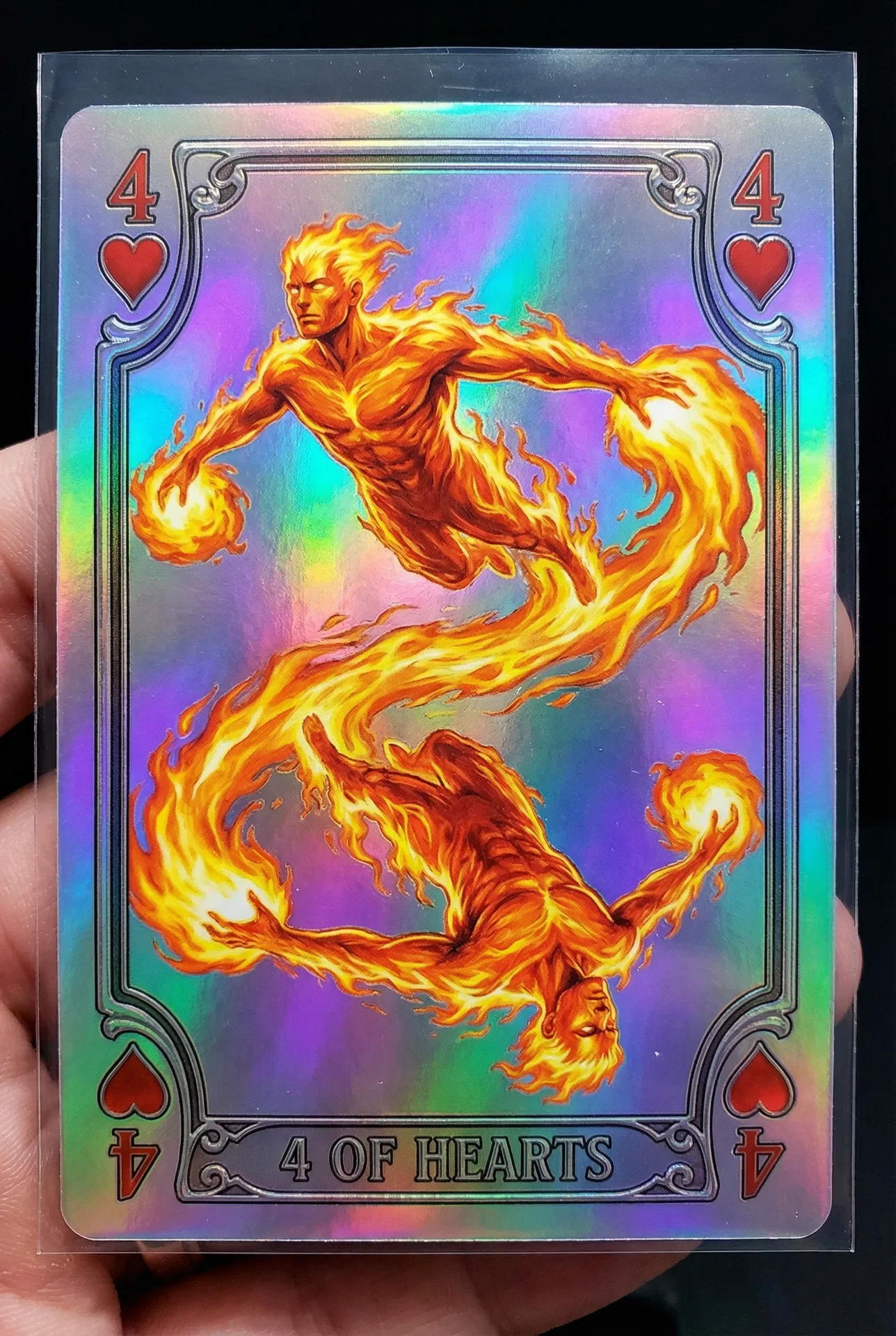 Human Torch Hearts 4