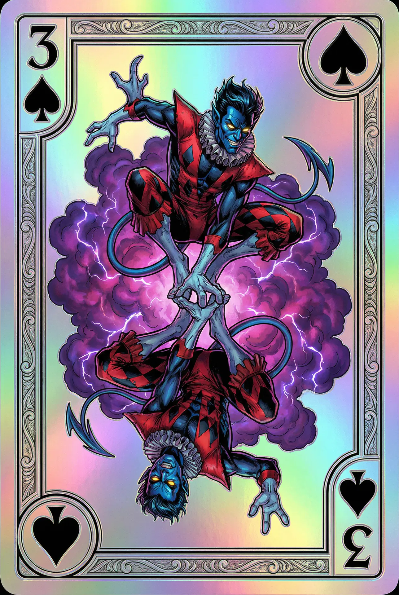 Nightcrawler Spades 3 #S-3 - 2025 Topps Marvel Mint