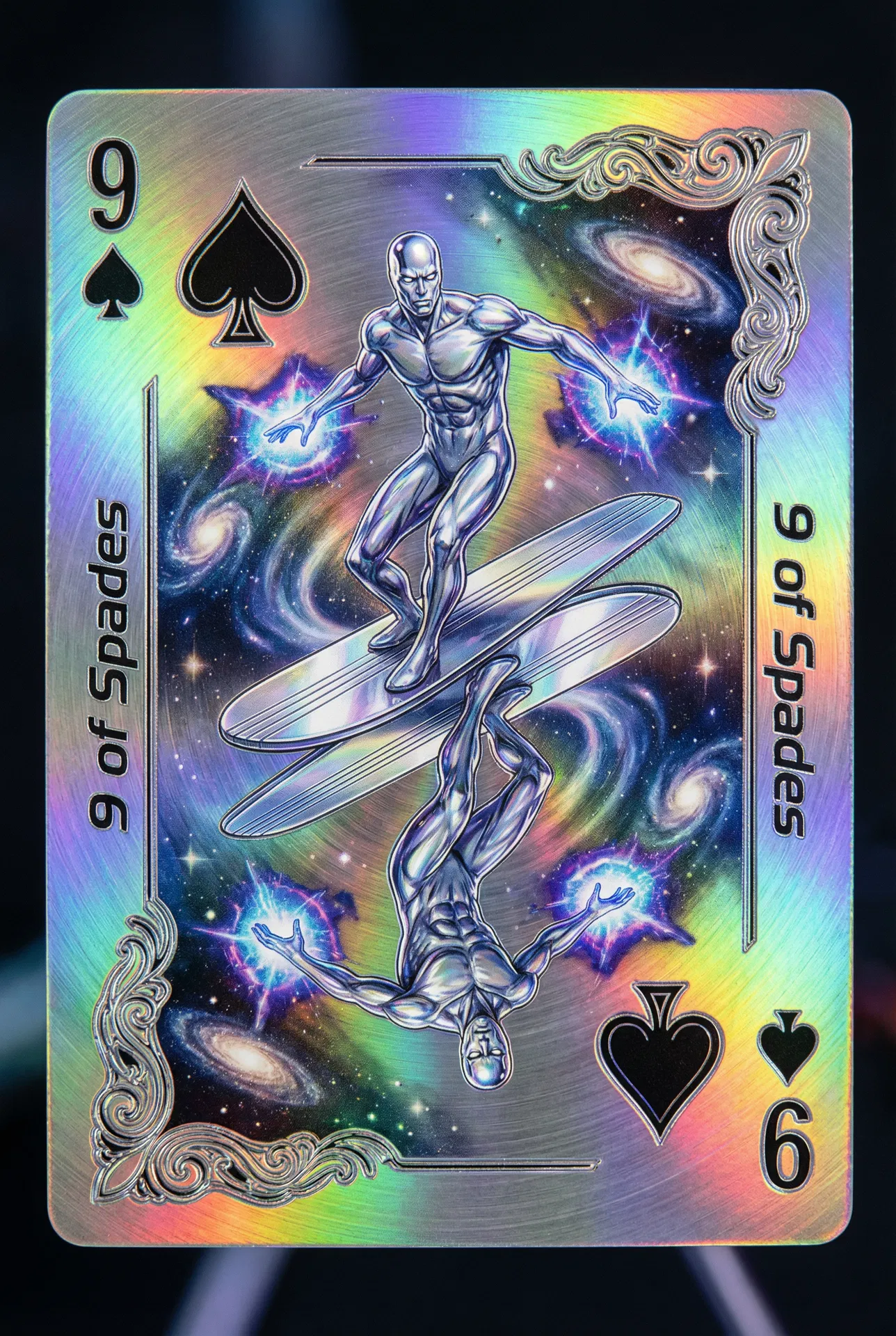 Silver Surfer Spades 9 #S-9 - 2025 Topps Marvel Mint