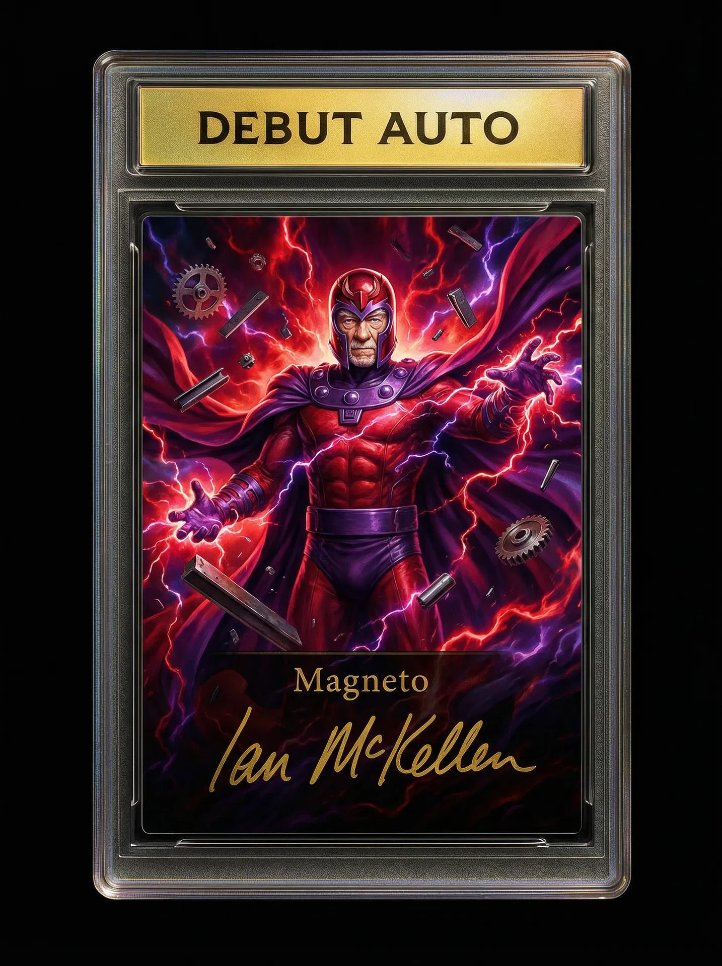 Ian McKellen as Magneto - Legacy Legend trading card