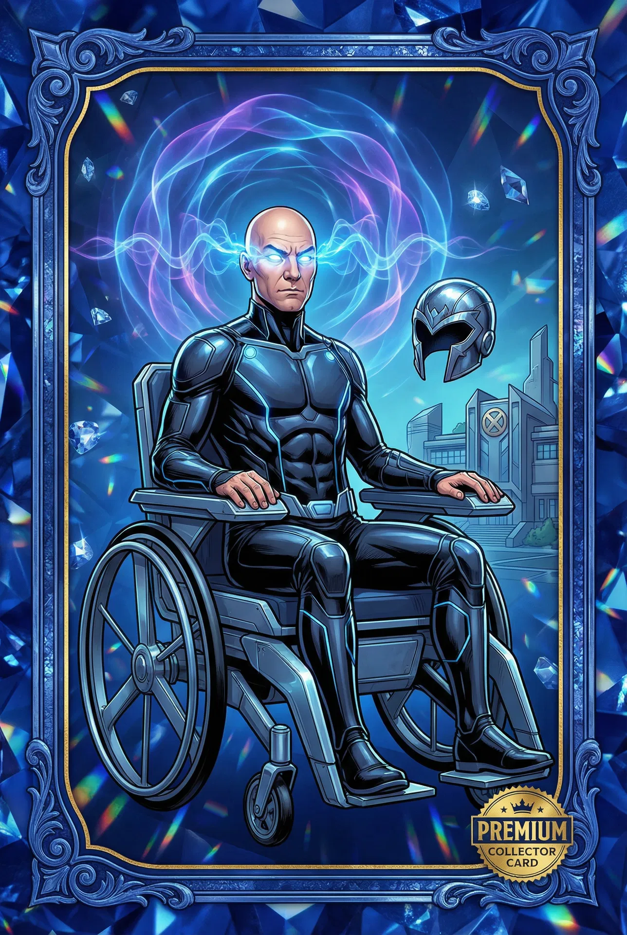 Professor Xavier #27 - 2025 Topps Marvel Sapphire