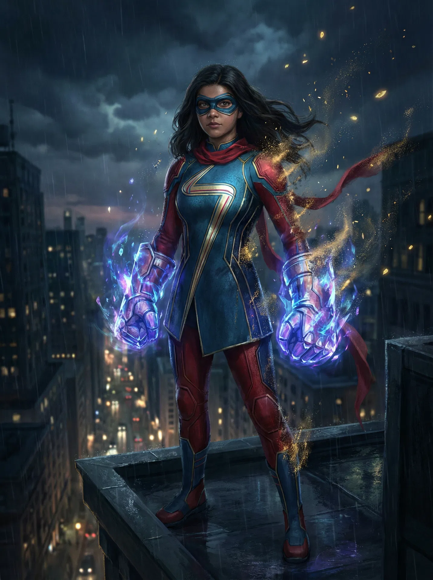 Ms. Marvel Kamala Khan Ms. Marvel Phase Four #S-136 - 2025 Topps Marvel Studios