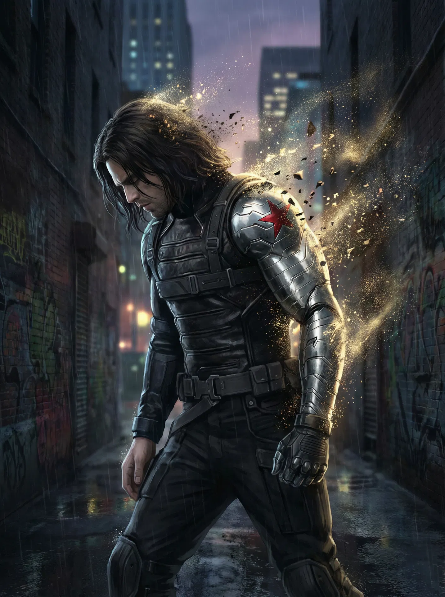 Winter Soldier Bucky Barnes Captain America: The Winter Soldier Phase Two #S-38