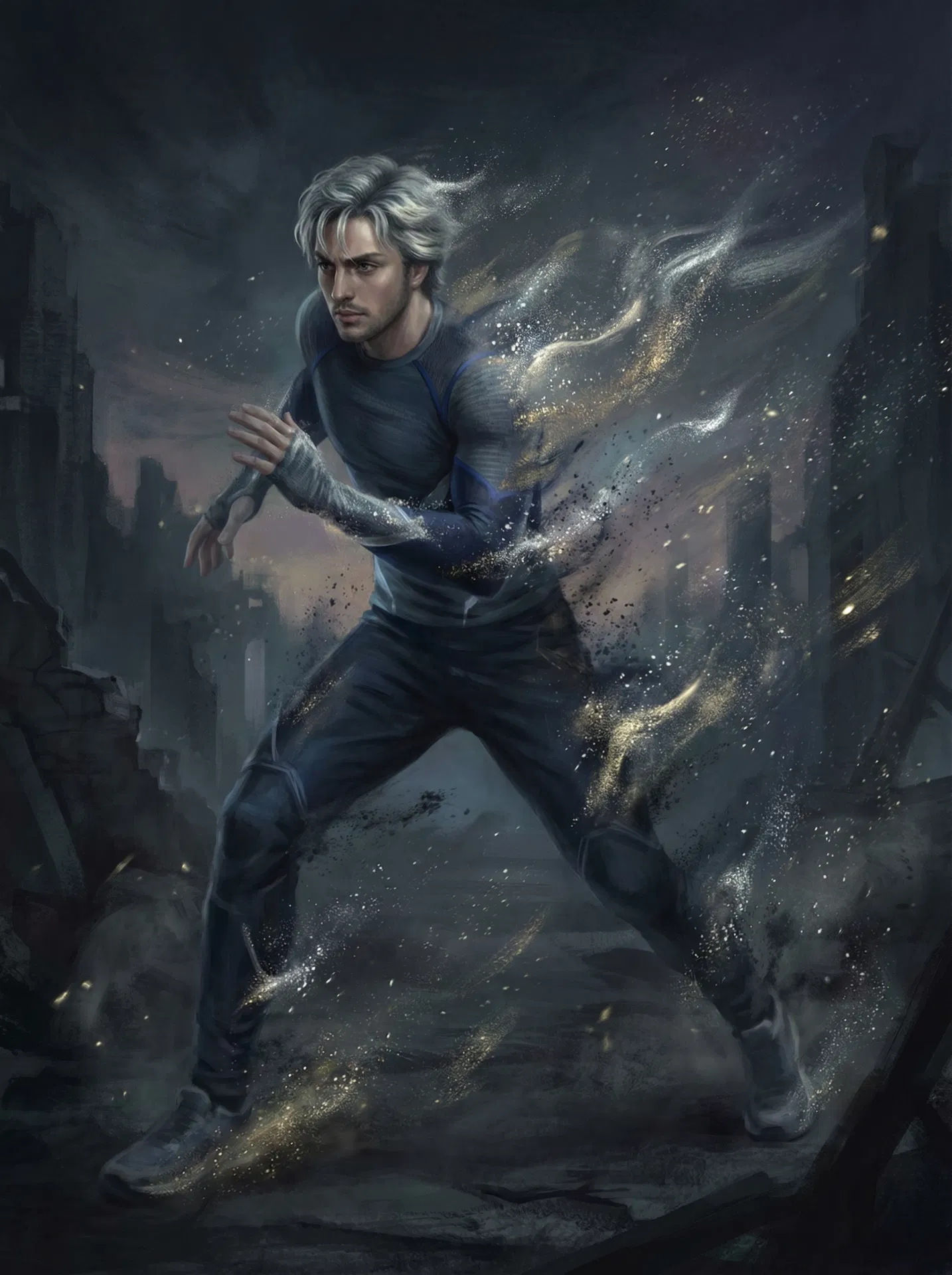 Pietro Maximoff Avengers: Age of Ultron Phase Two #S-53 - 2025 Topps Marvel Studios