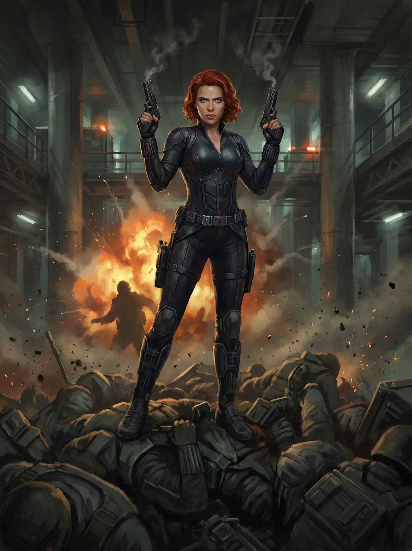 Black Widow Emerges Victorious #ST-8 - 2025 Topps Marvel Studios: The Collector