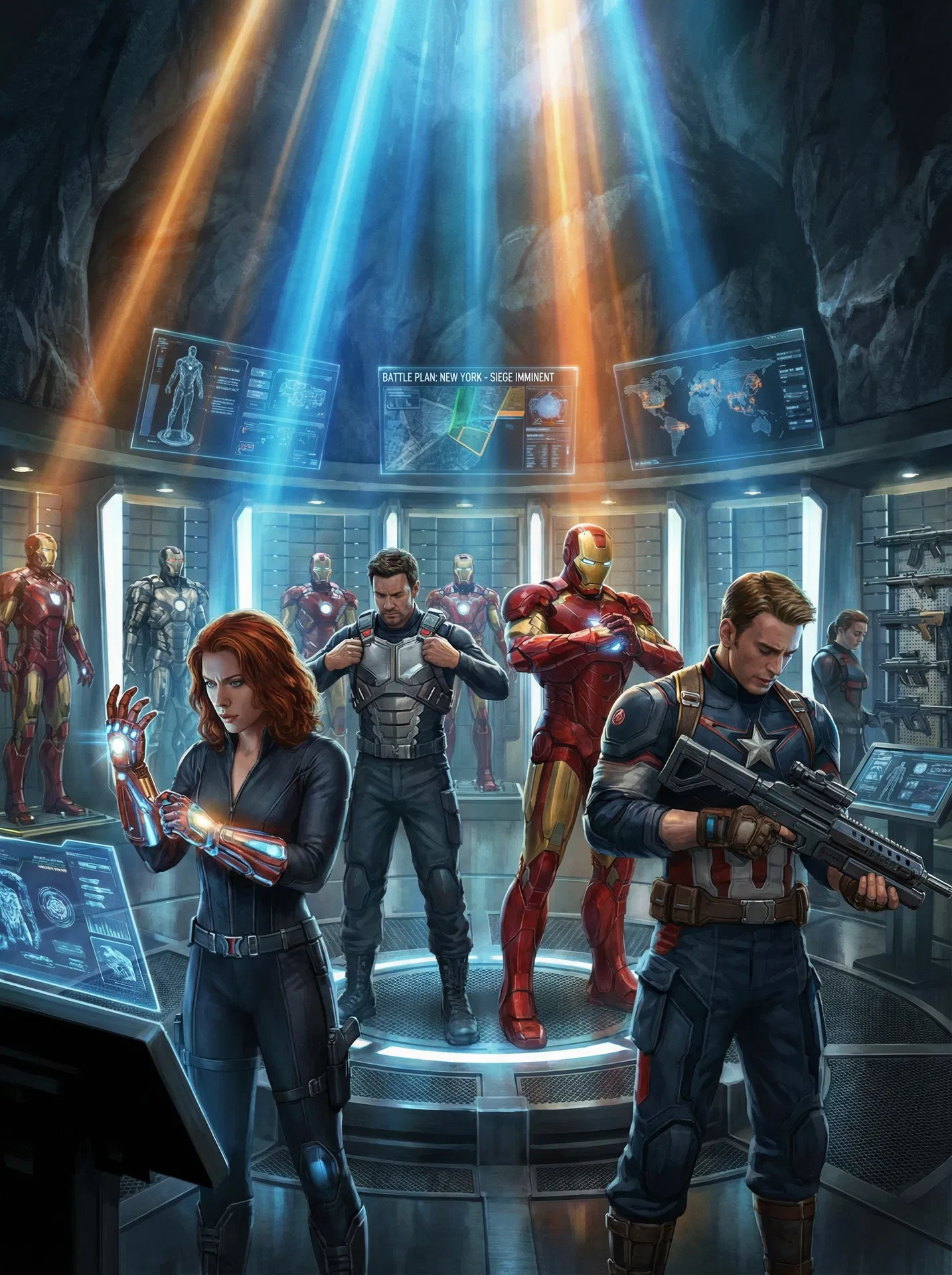 Suiting Up For Battle #ST-12 - 2025 Topps Marvel Studios: The Collector