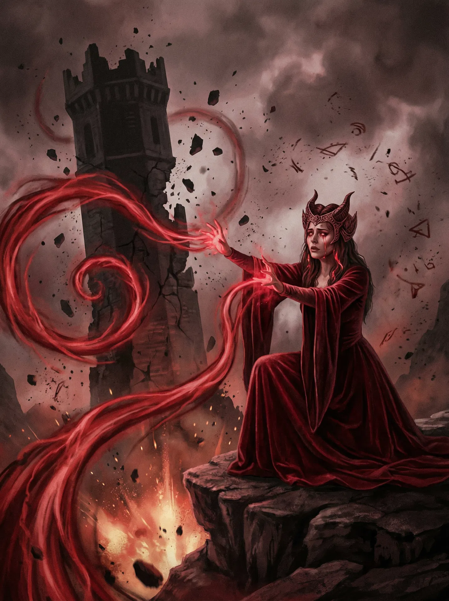 Wanda's Sacrifice #ST-11 - 2025 Topps Marvel Studios: The Collector