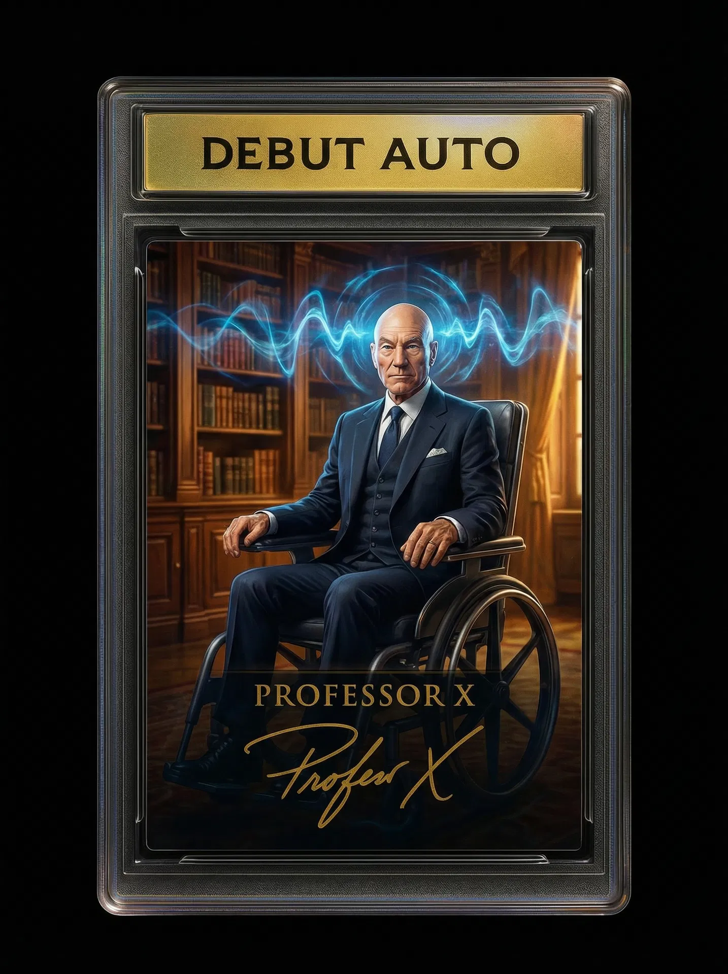 Patrick Stewart as Professor X - Legacy Legend trading card