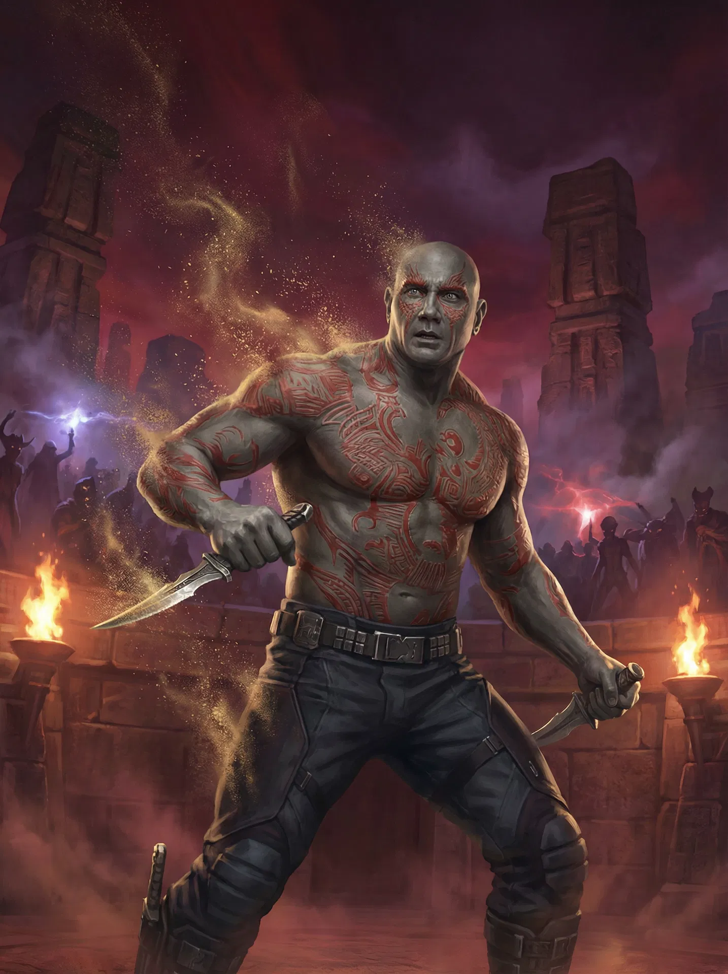 Drax Guardians of the Galaxy Vol. 1 Phase Two #S-44 - 2025 Topps Marvel Studios