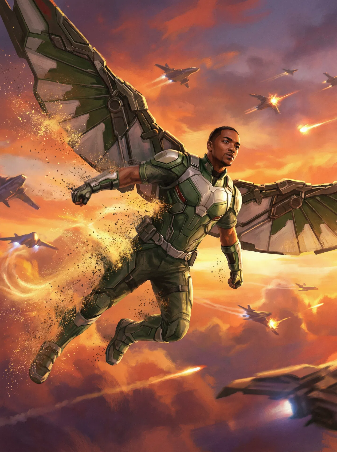 Falcon Joaquín Torres Captain America: Brave New World Phase Five #S-168 - 2025 Topps Marvel Studios