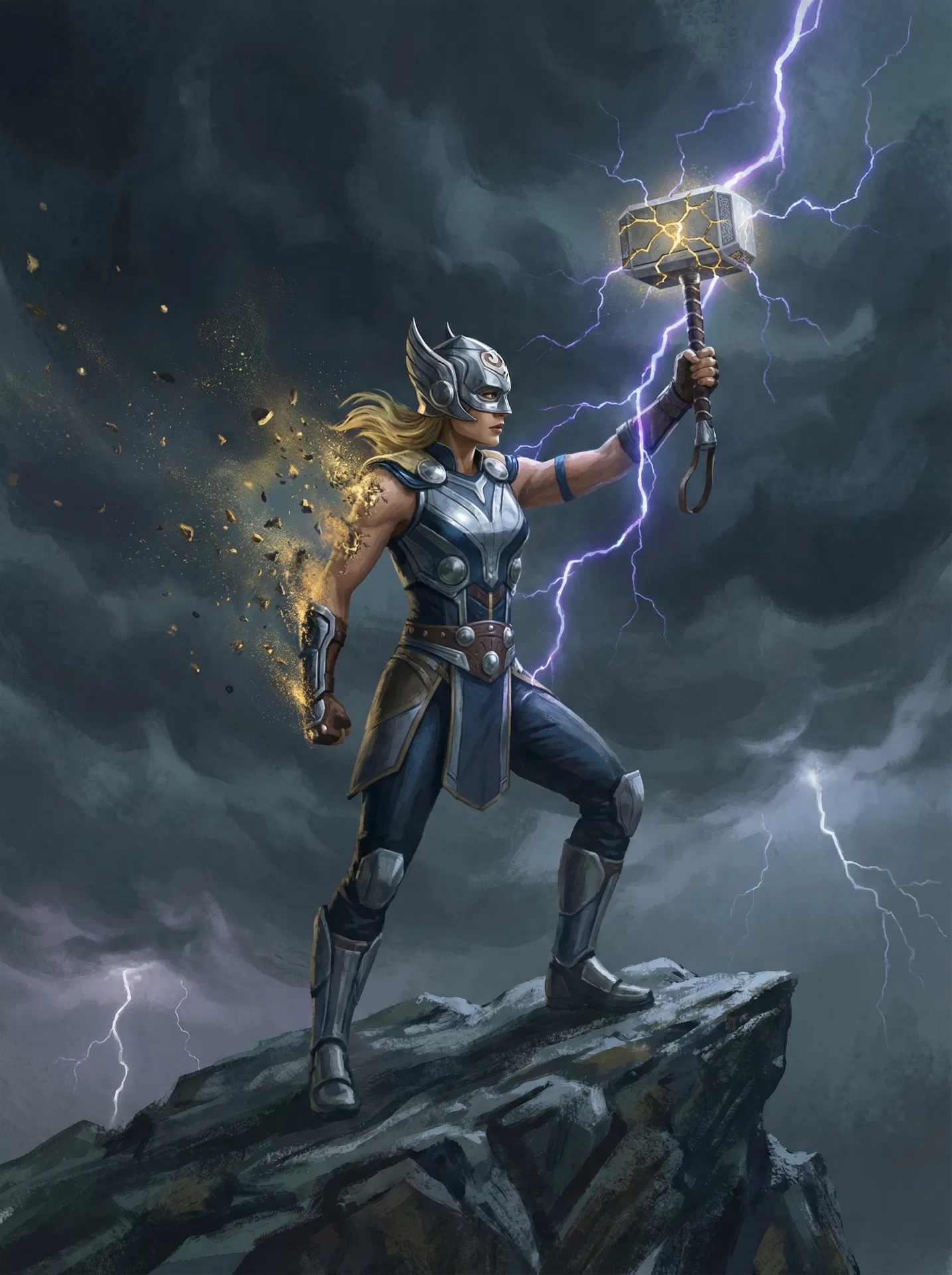 The Mighty Thor Dr. Jane Foster Thor: Love and Thunder Phase Four #S-135 - 2025 Topps Marvel Studios