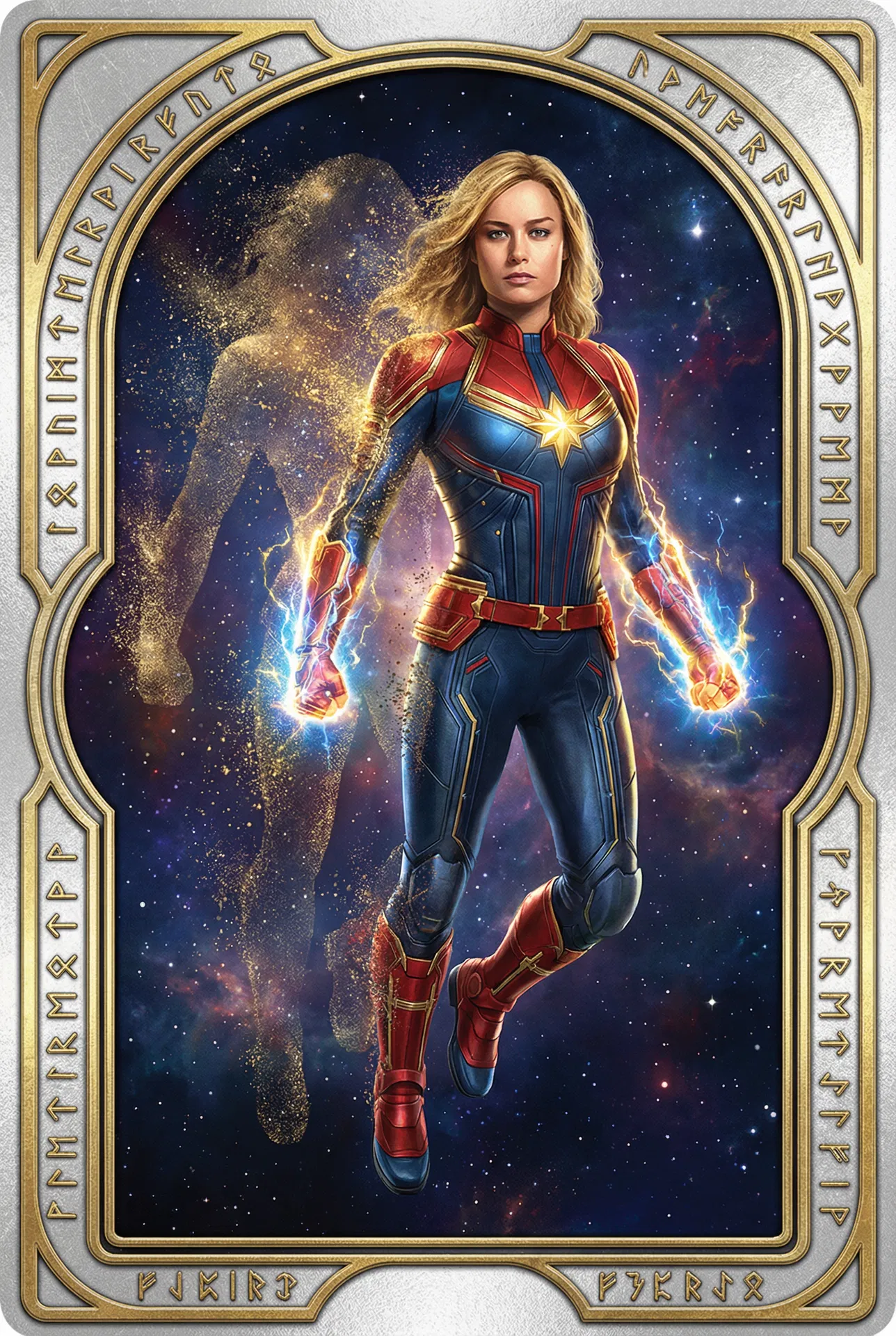 Captain Marvel Carol Danvers Captain Marvel Phase Three #S-96 - 2025 Topps Marvel Studios
