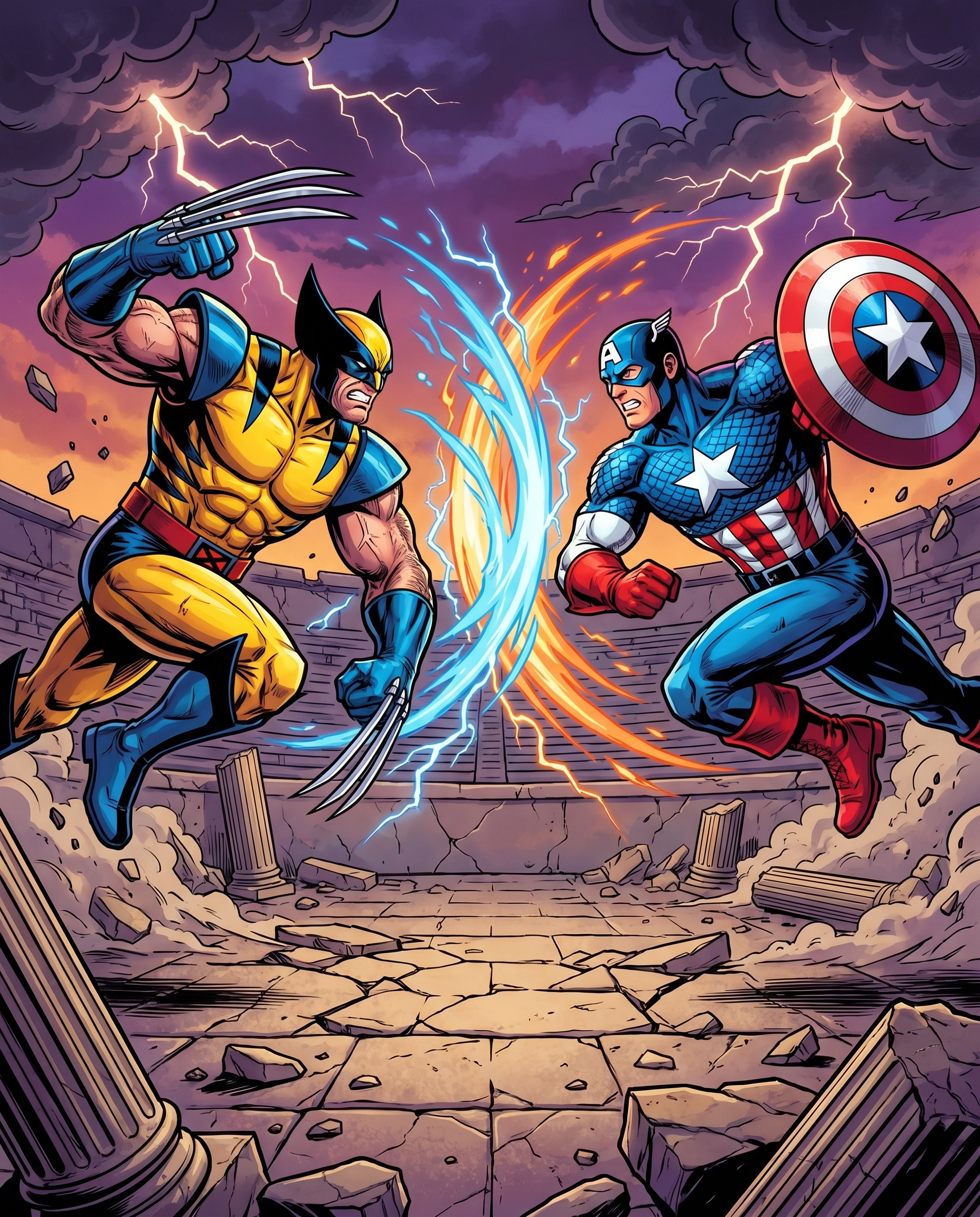 Who Would Win? Wolverine vs Captain America - The Ultimate Soldier Showdown