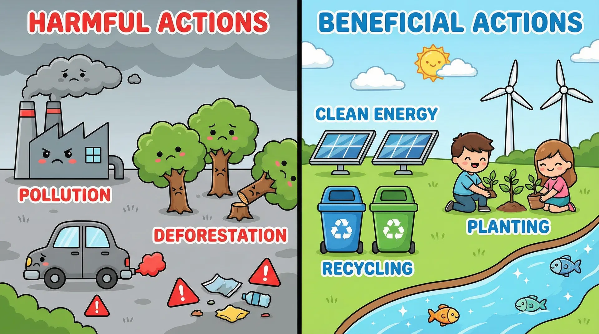 Human Actions and Their Impact