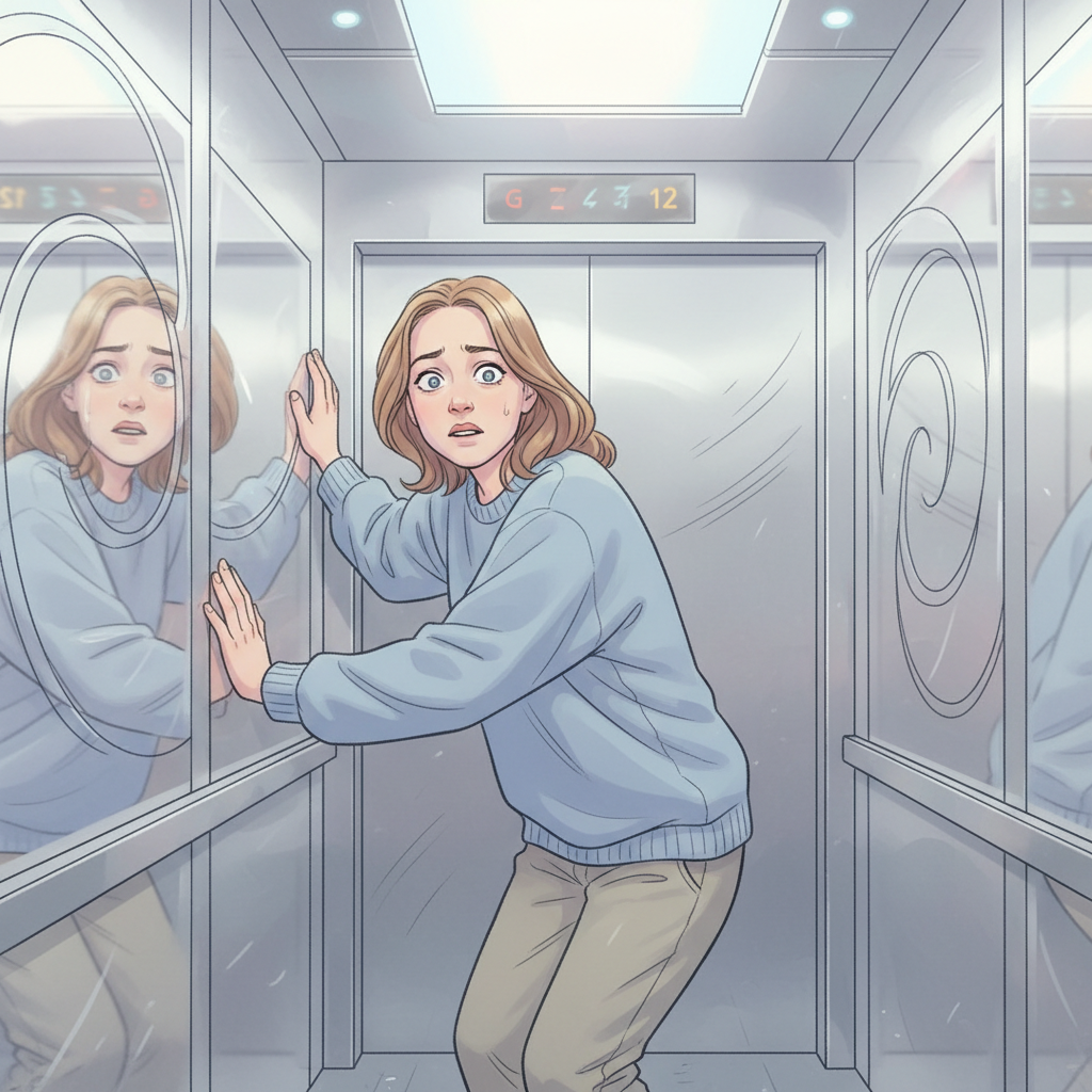 The Sideways Ascent of Glass