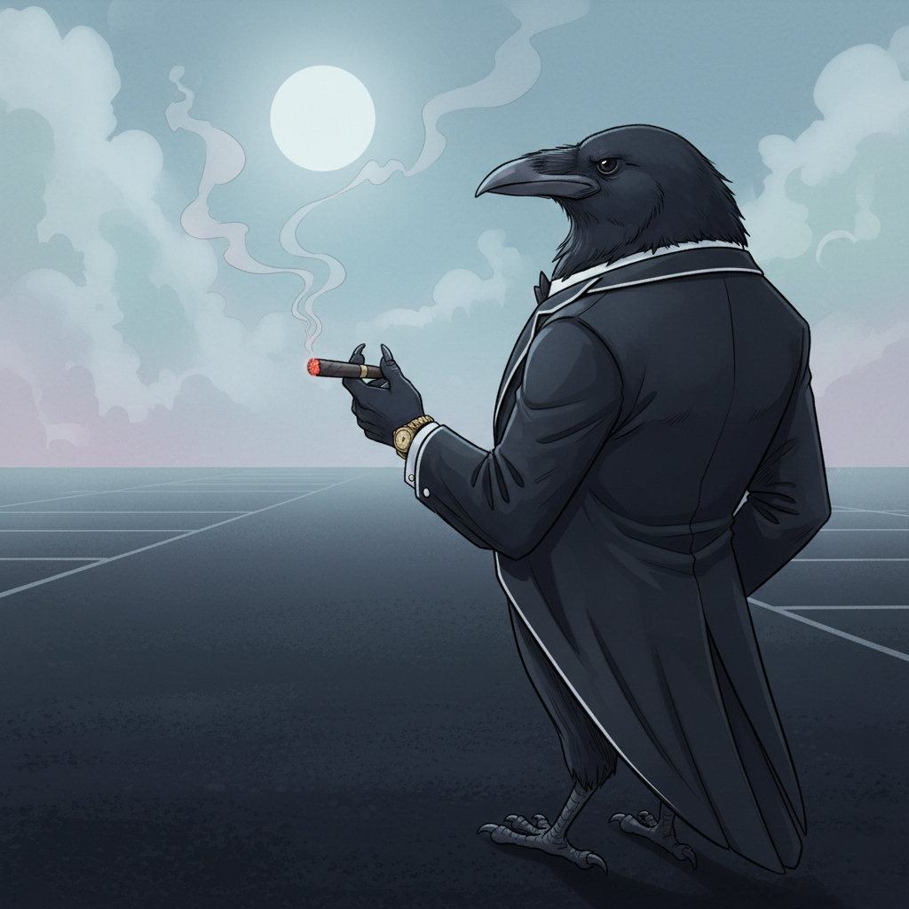 The Raven's Silent Valet