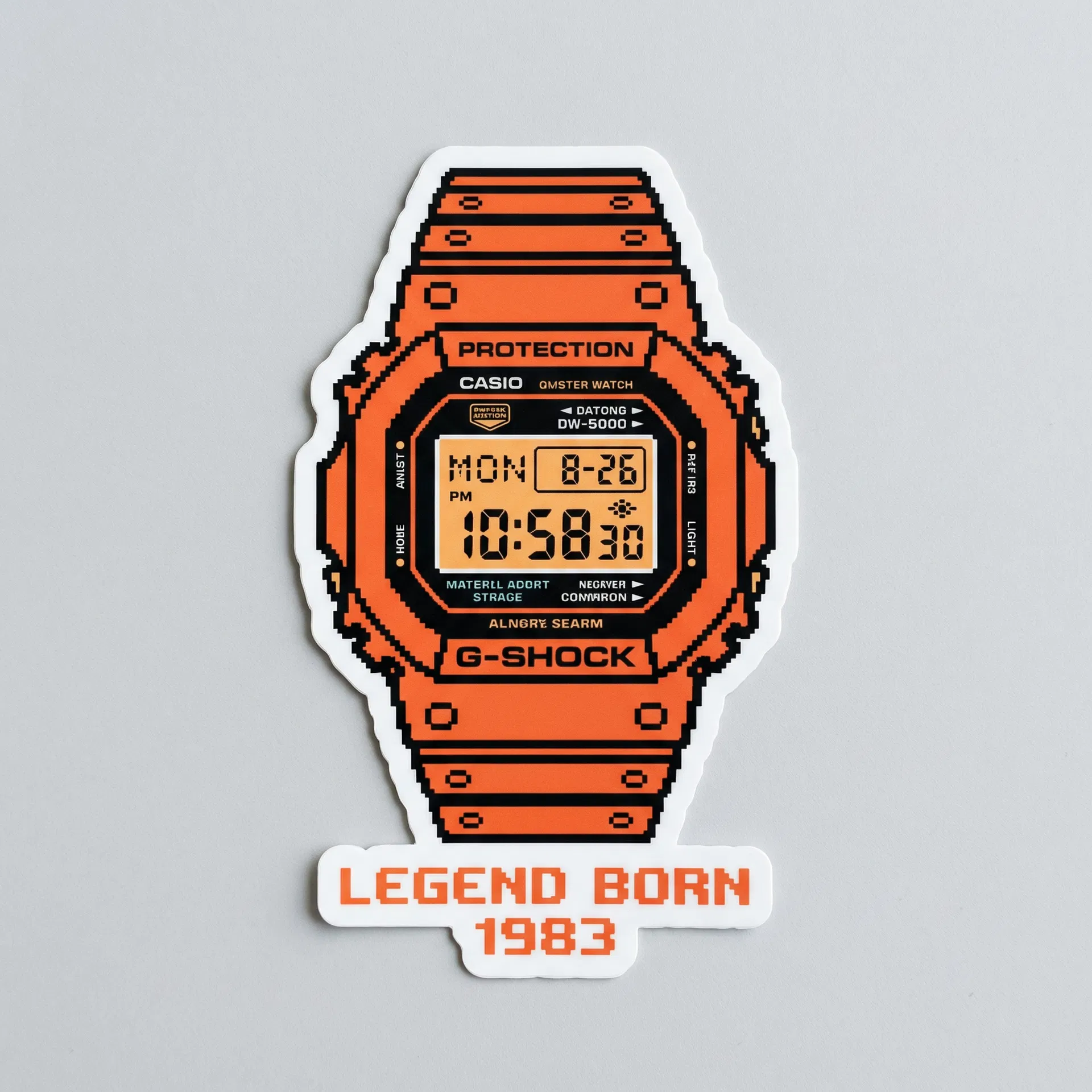 Legend Born 1983 Retro Sticker
