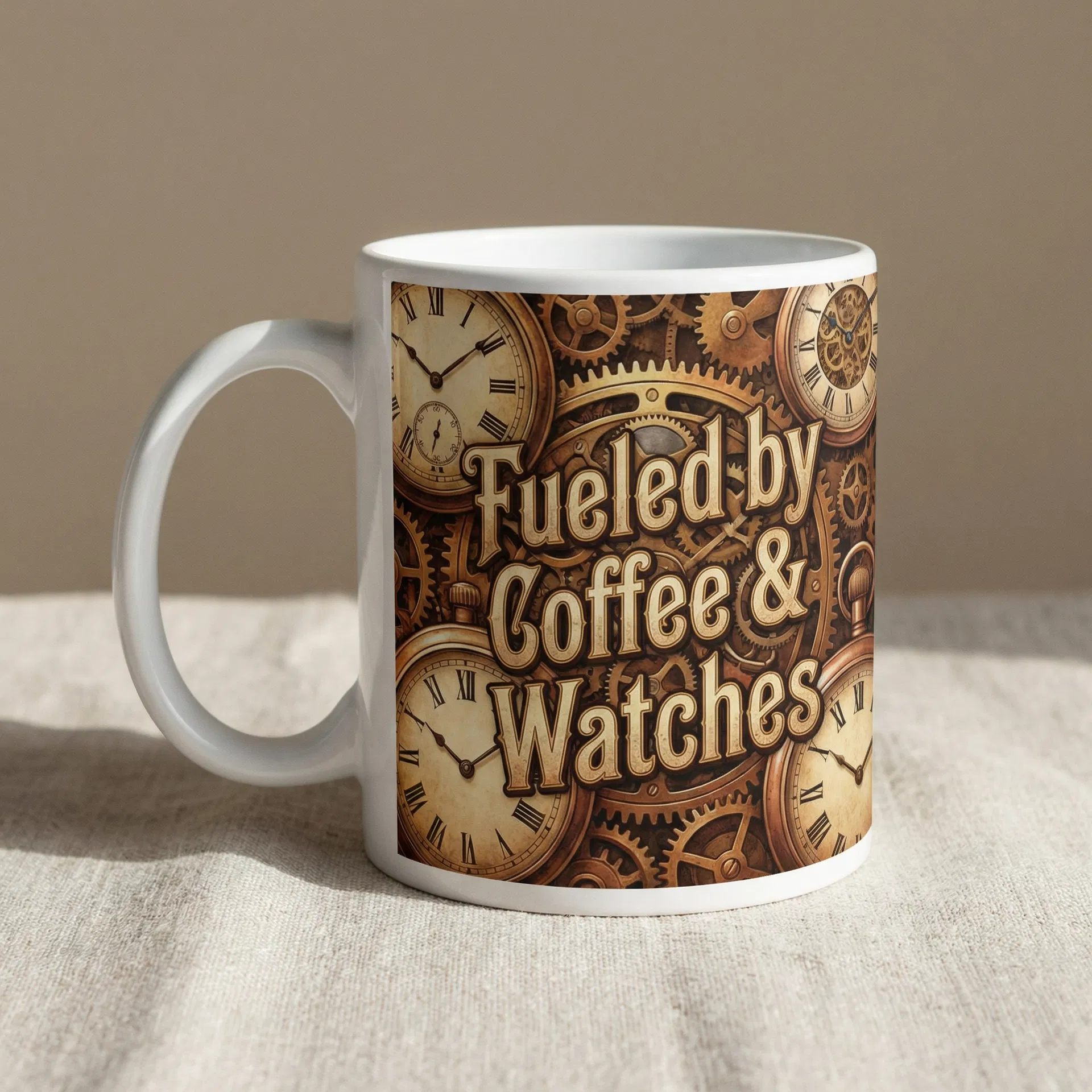 Fueled by Coffee & Watches Mug