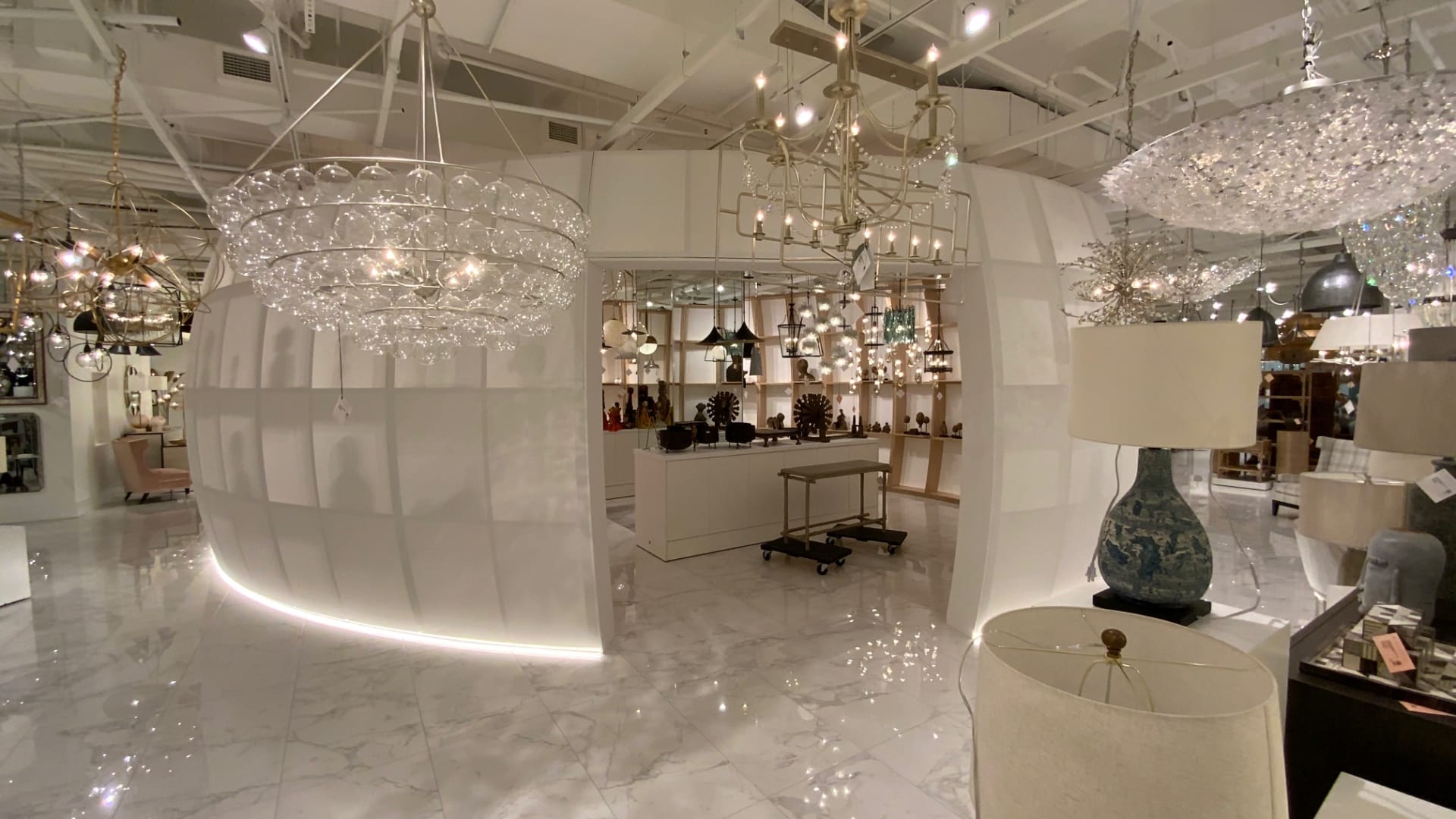 "The Egg" Showroom, Currey & Company