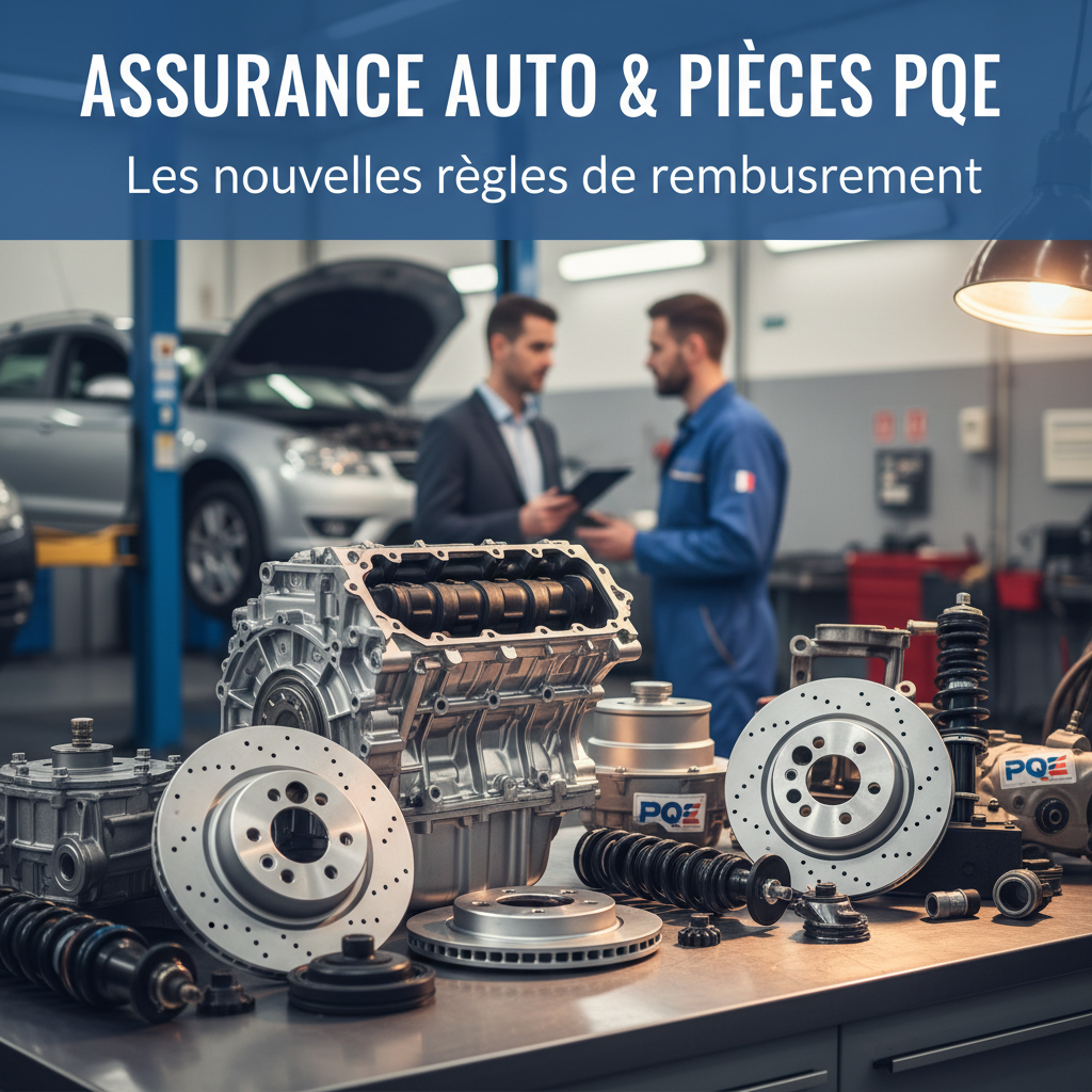 Assurance auto et pièces PQE : les nouvelles règles de remboursement expliquées par LPAO