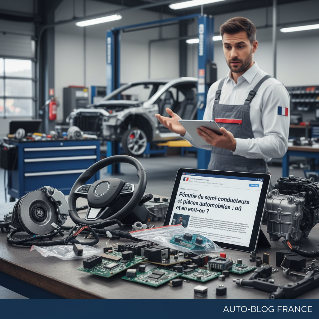 Pénurie de semi-conducteurs et pièces automobiles : où en est-on ?