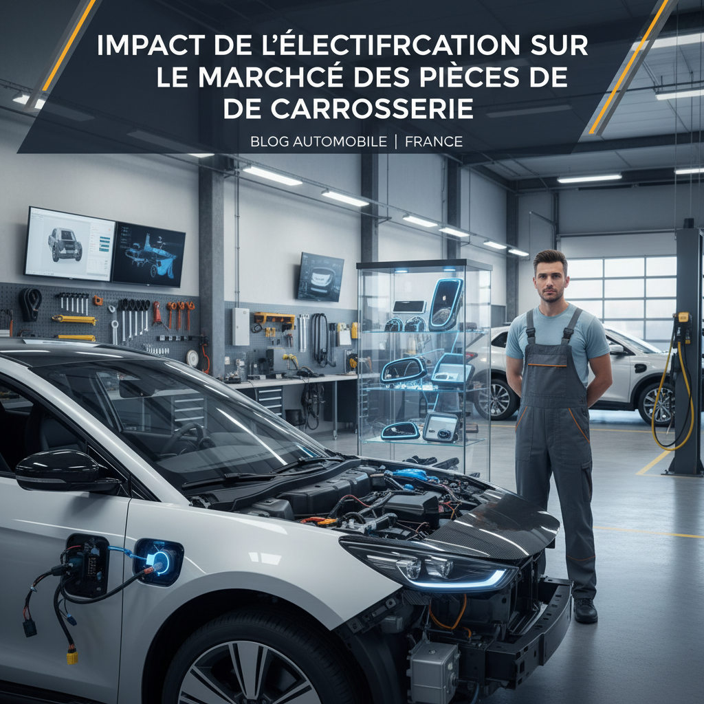 L'Électrification Automobile et son Impact sur le Marché des Pièces de Carrosserie