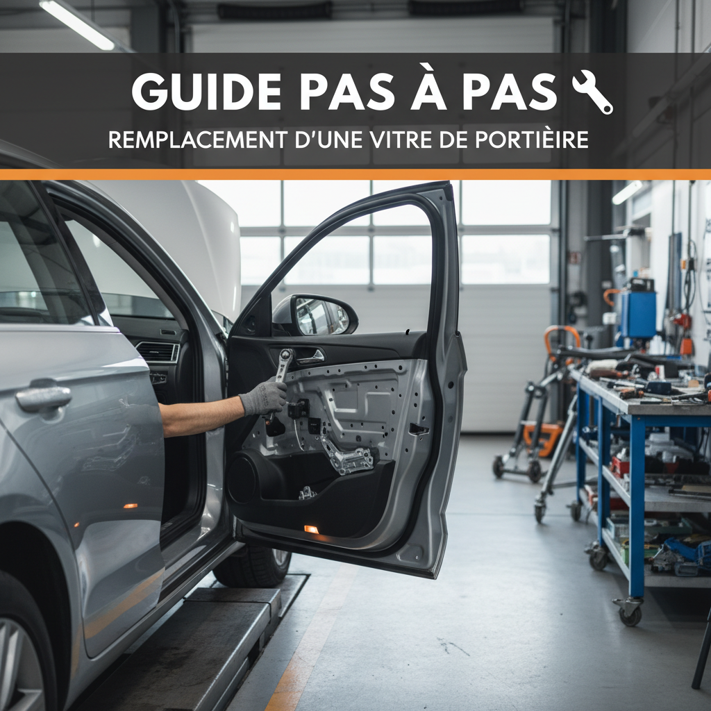Guide pas à pas : Remplacement d'une vitre de portière de voiture
