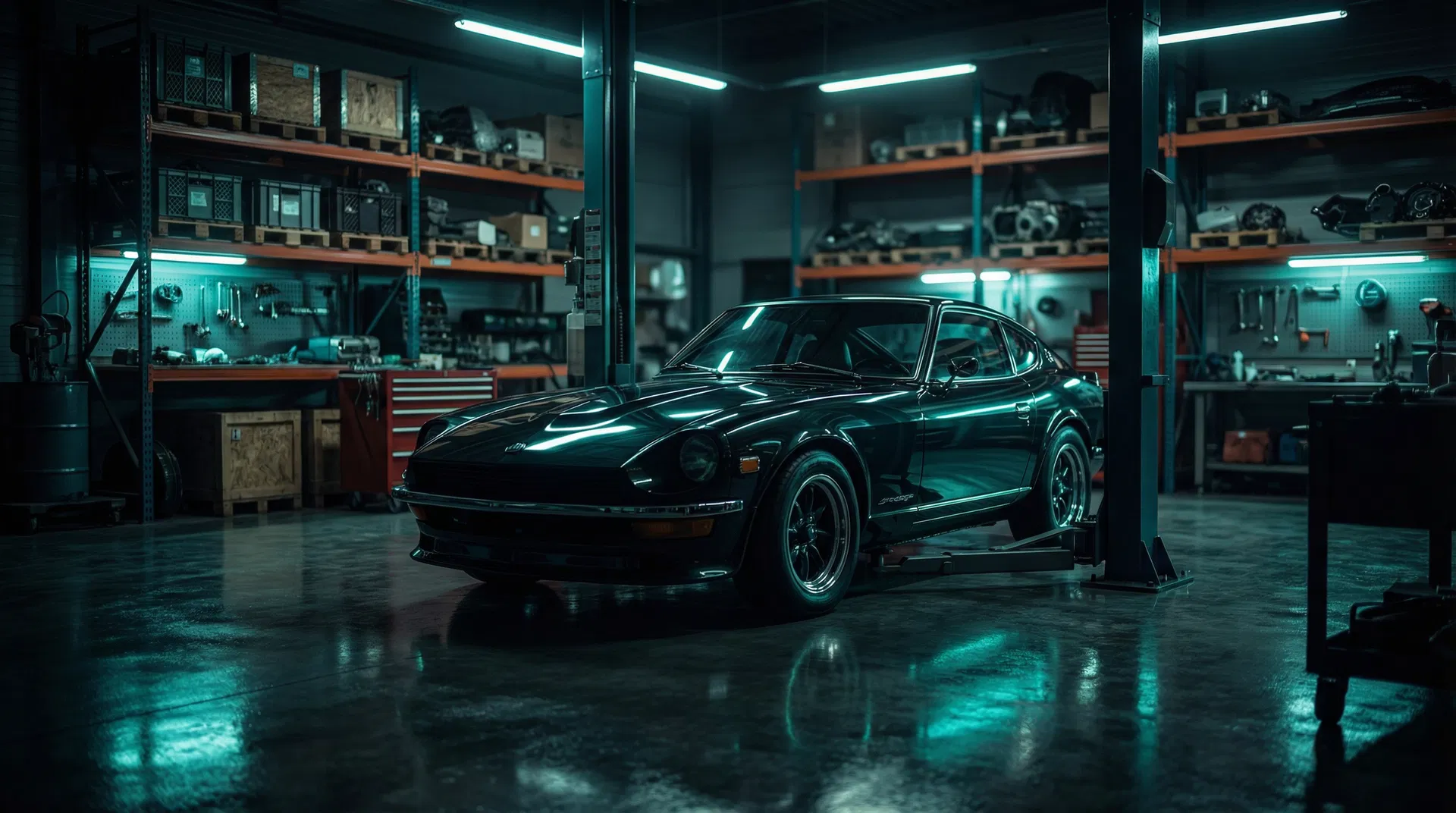 Atelier de carrosserie professionnel avec pièces PQE