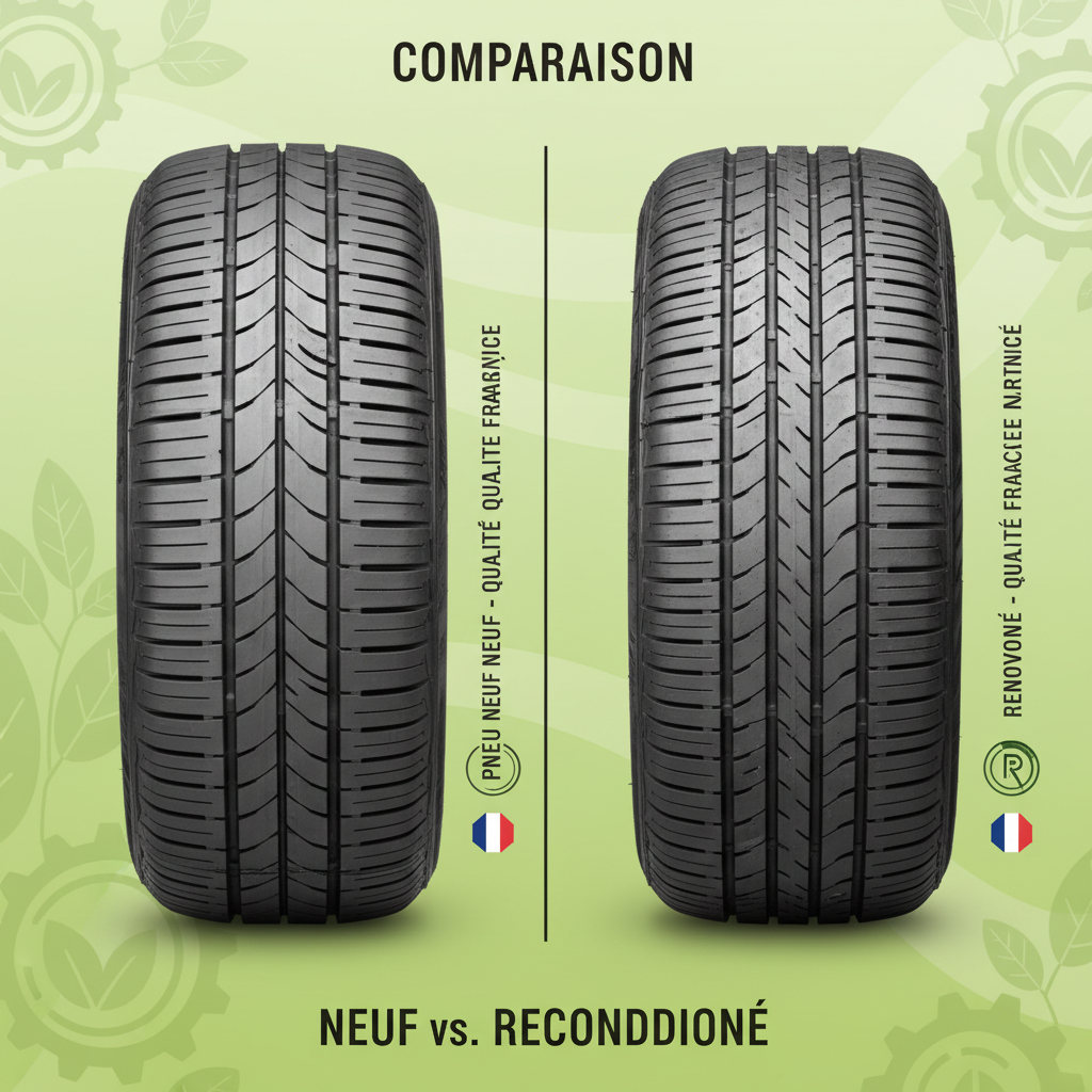 Pneus reconditionnés vs neufs : avantages écologiques et économiques