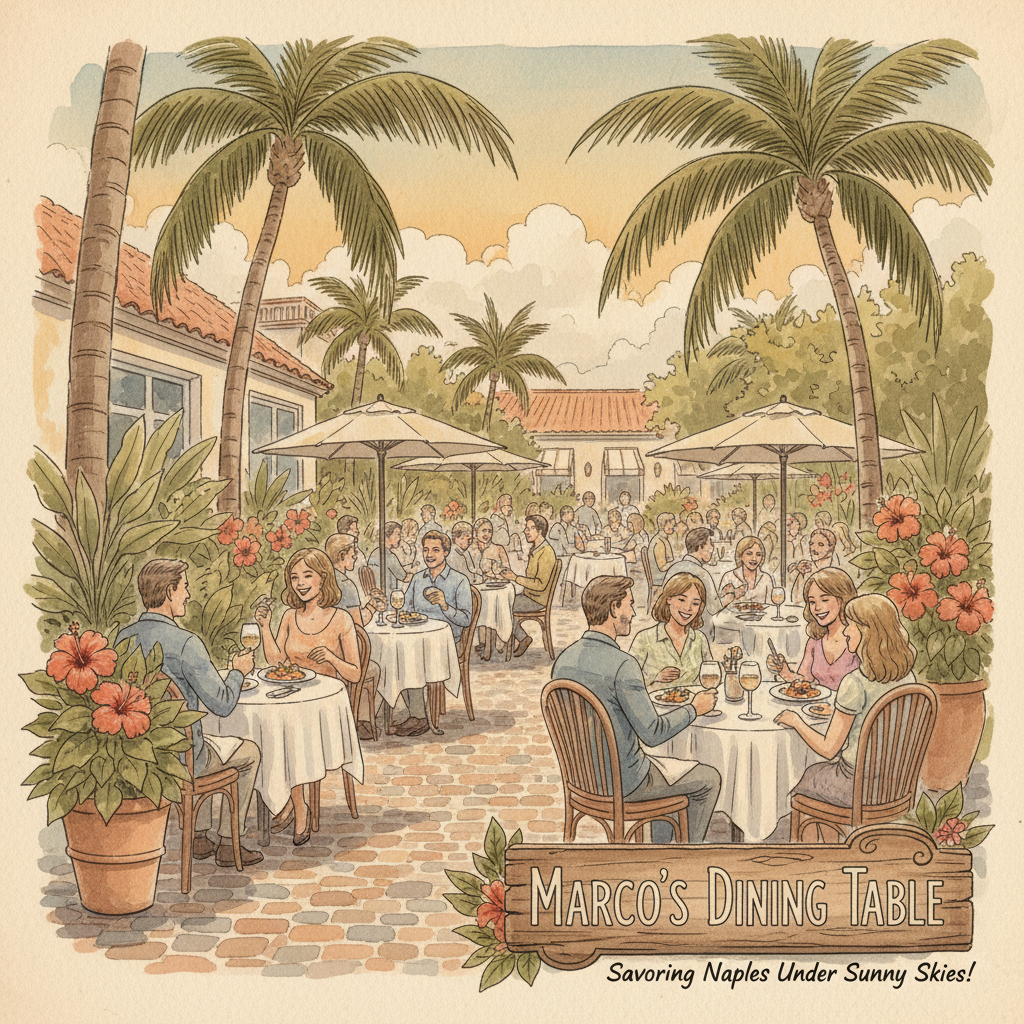 Marco's Dining Table: Savoring Naples Under Sunny Skies!
