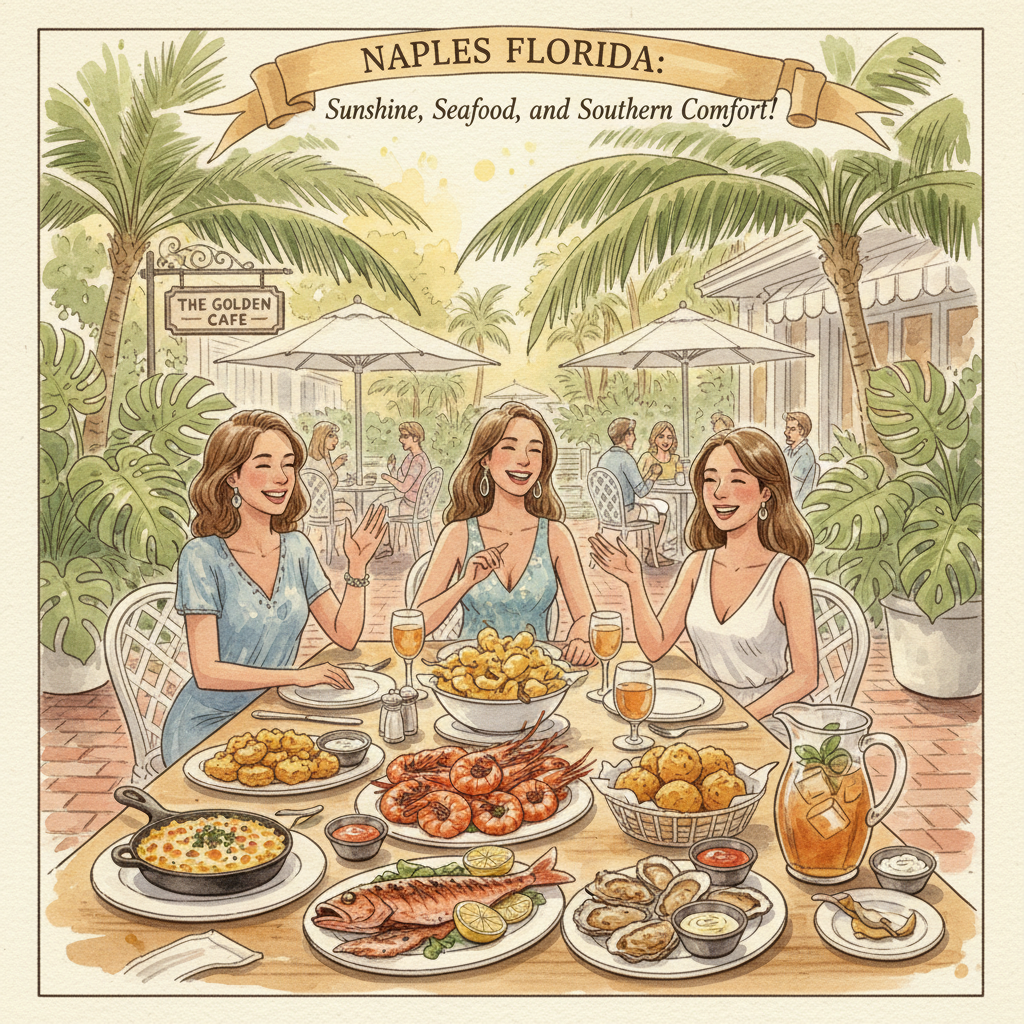 The Dining Table: Sunshine, Seafood, and Southern Comfort!