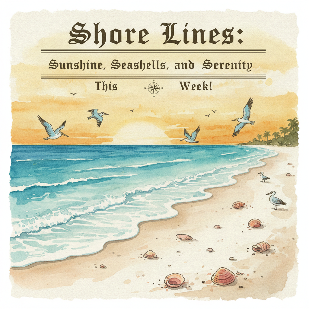 Shore Lines: Sunshine, Seashells, and Serenity This Week!