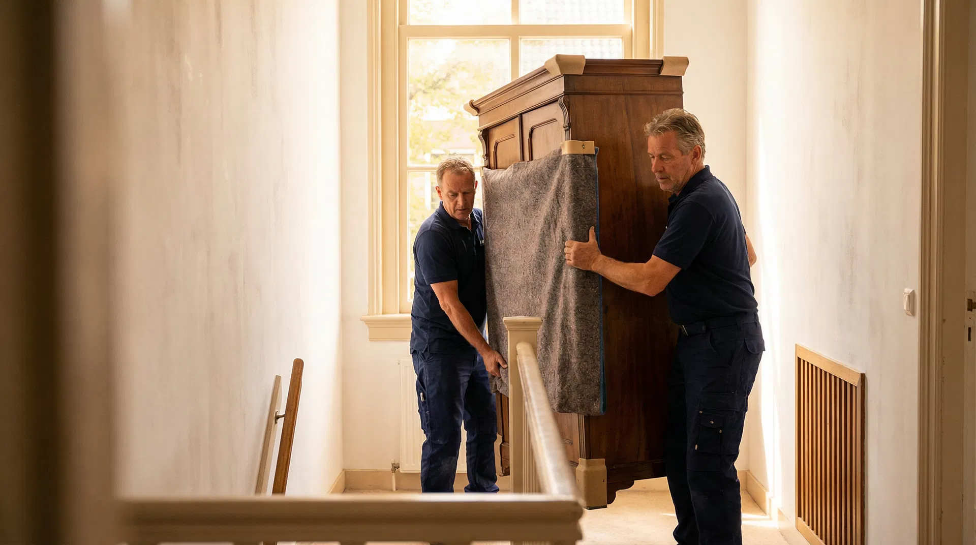 Mighty Movers verhuizers aan het werk