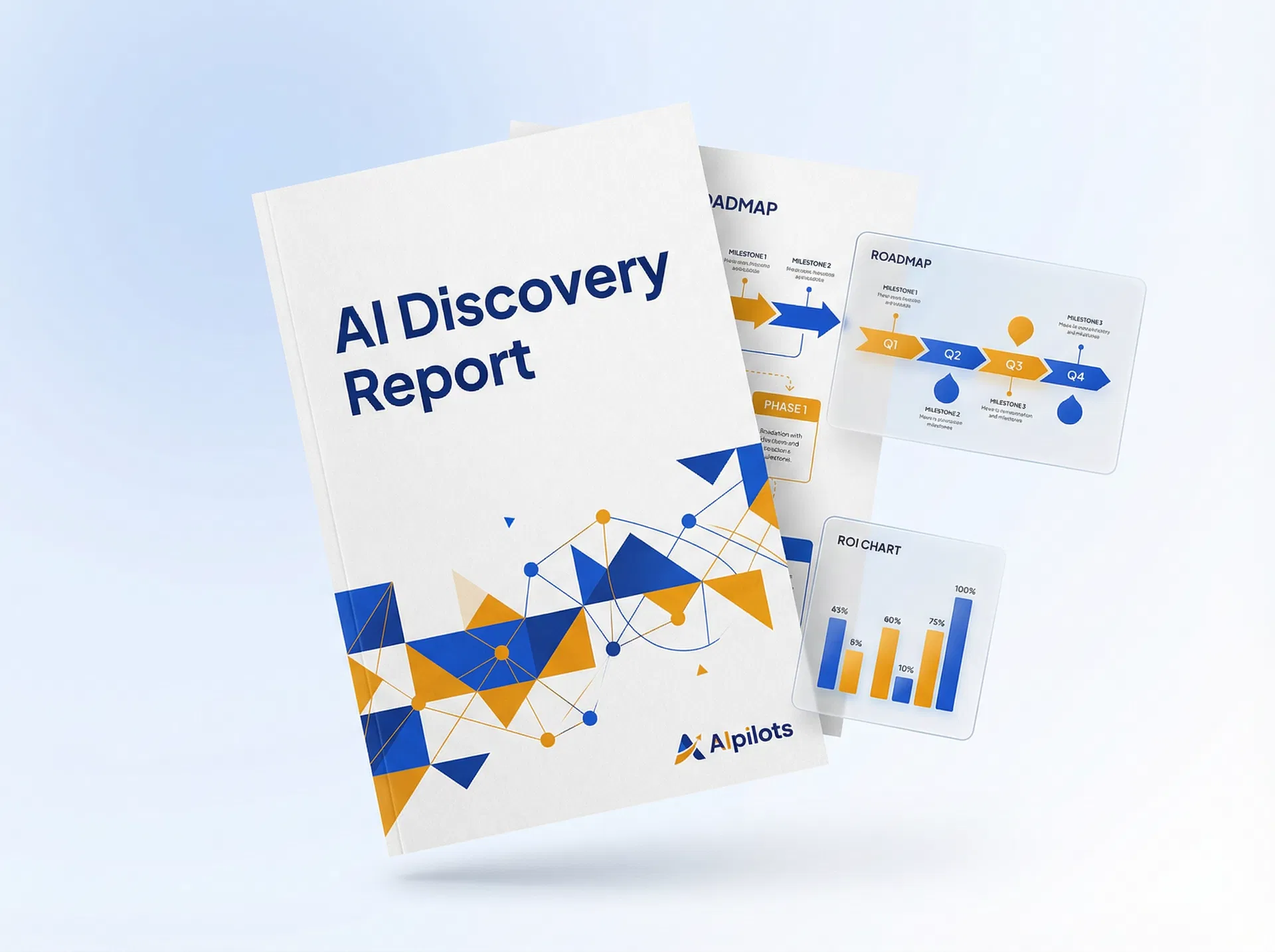 AI Discovery rapport mockup