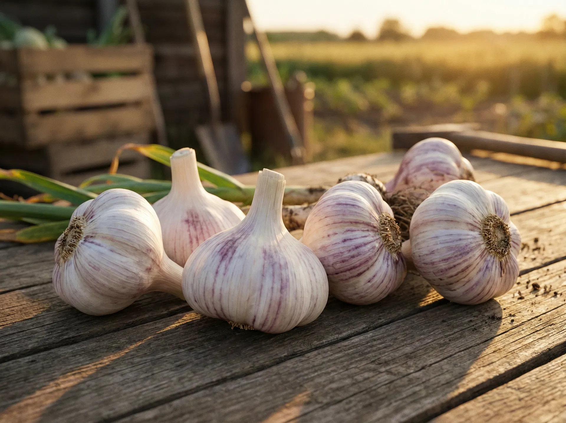 Premium garlic bulbs