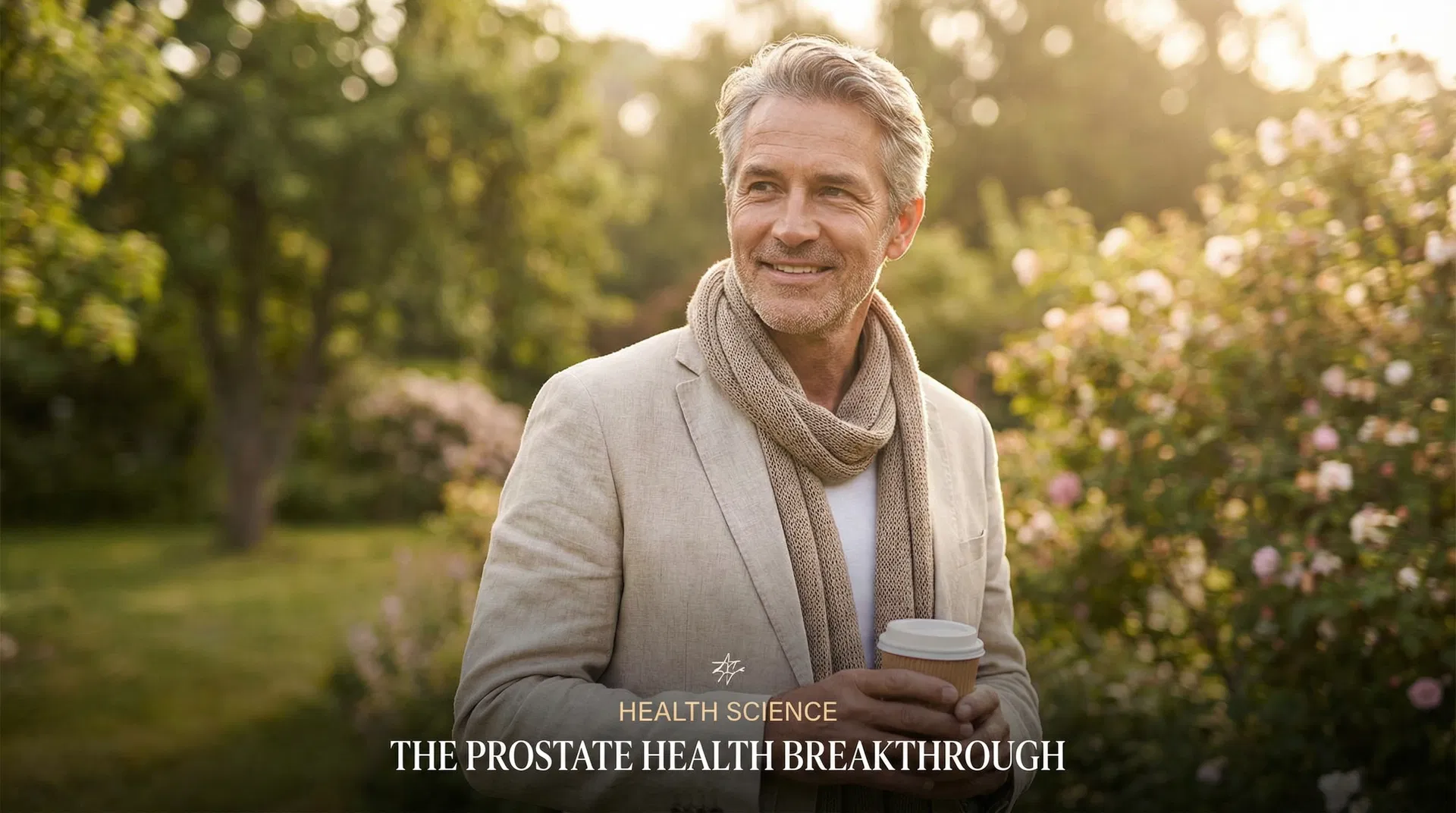 Healthy active man — prostate health breakthrough