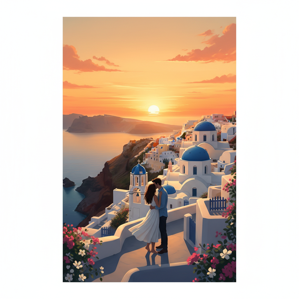 Summer in Santorini