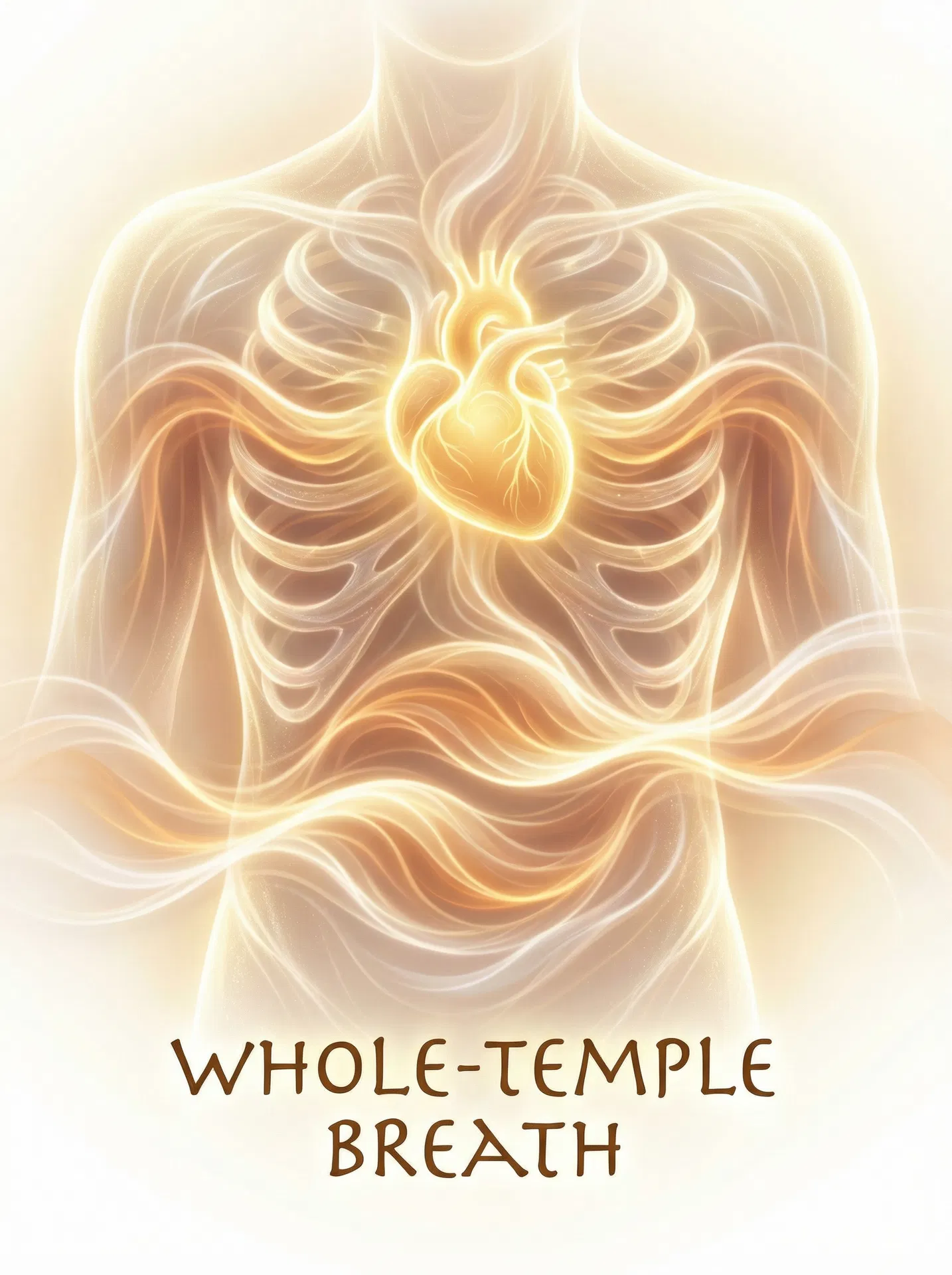 The three-stage breath wave flowing through the body temple