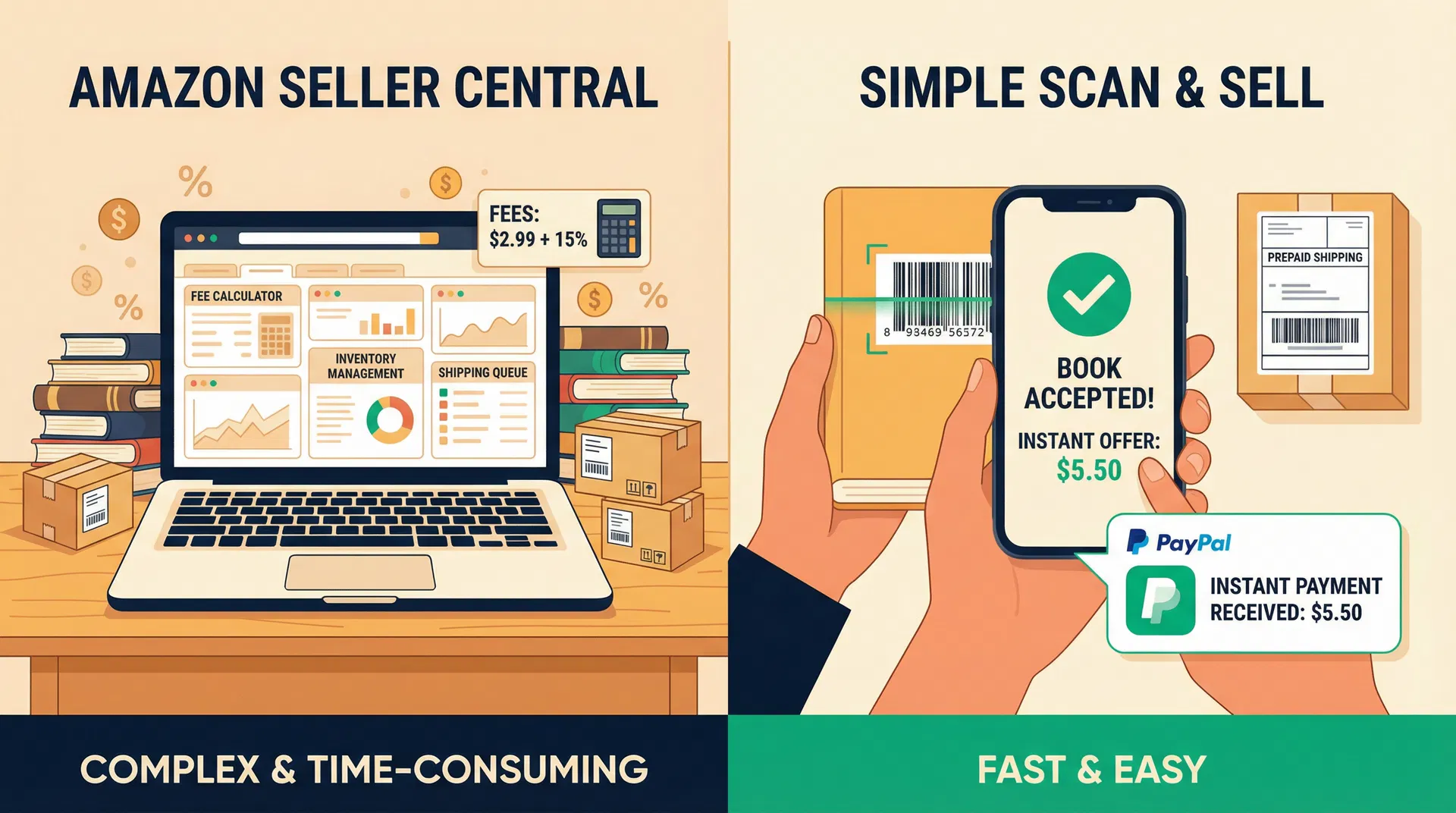 Selling Books on Amazon vs Buyback Sites (2026 Guide)