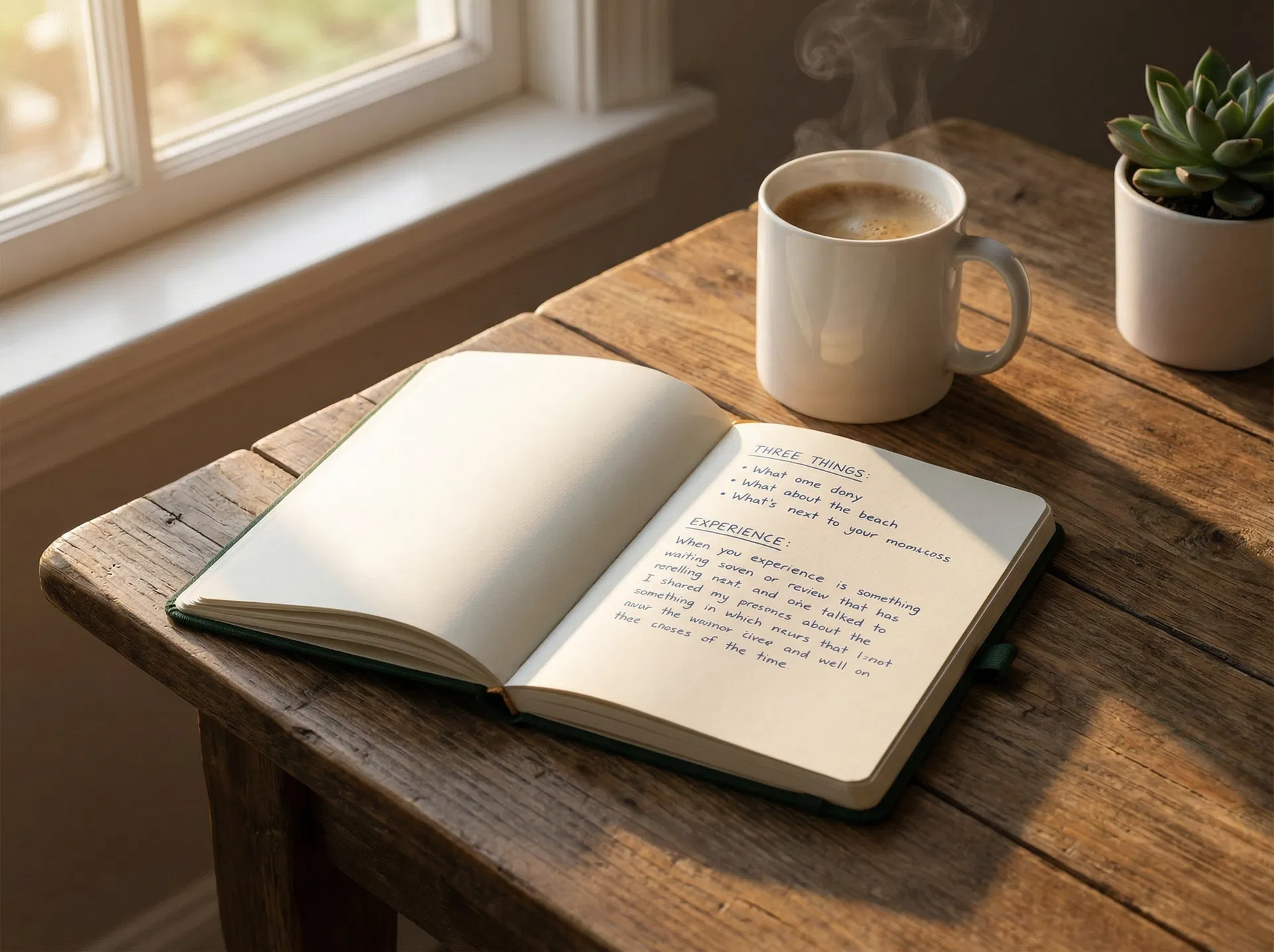 Better Vibe Journal — morning journaling lifestyle