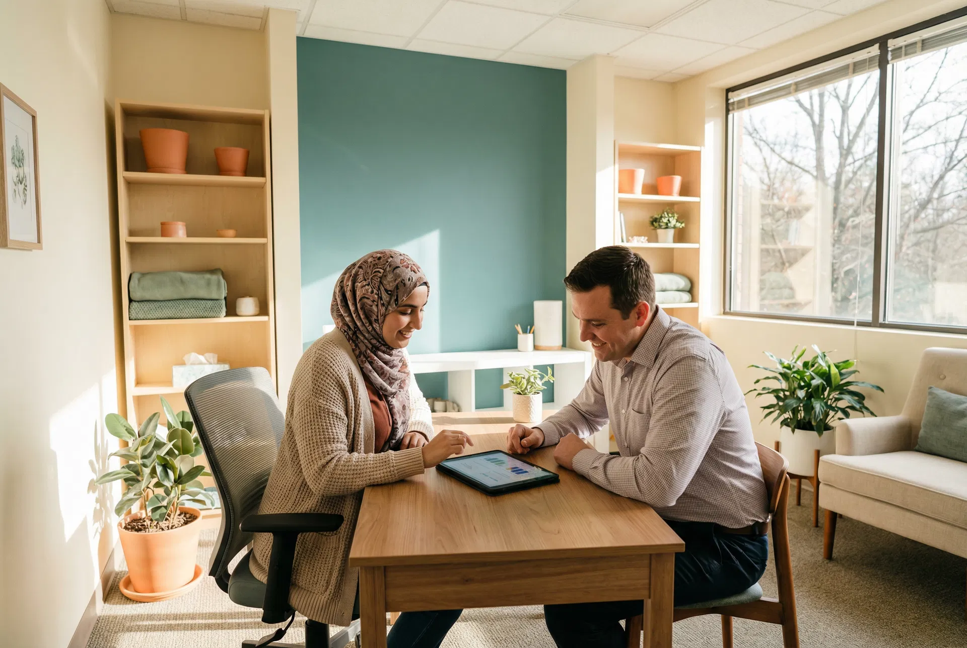 Adult speech therapy consultation at Kallemni Clinic