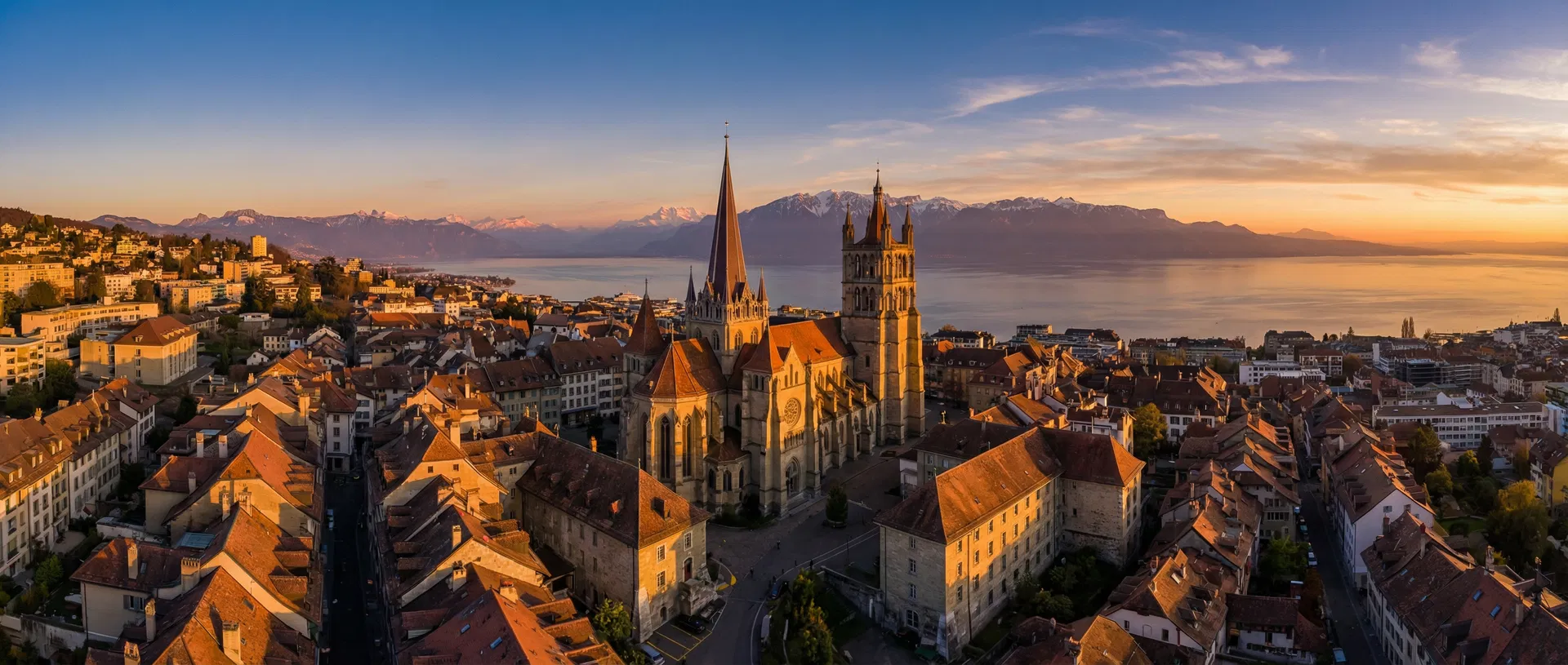 Lausanne panoramic view