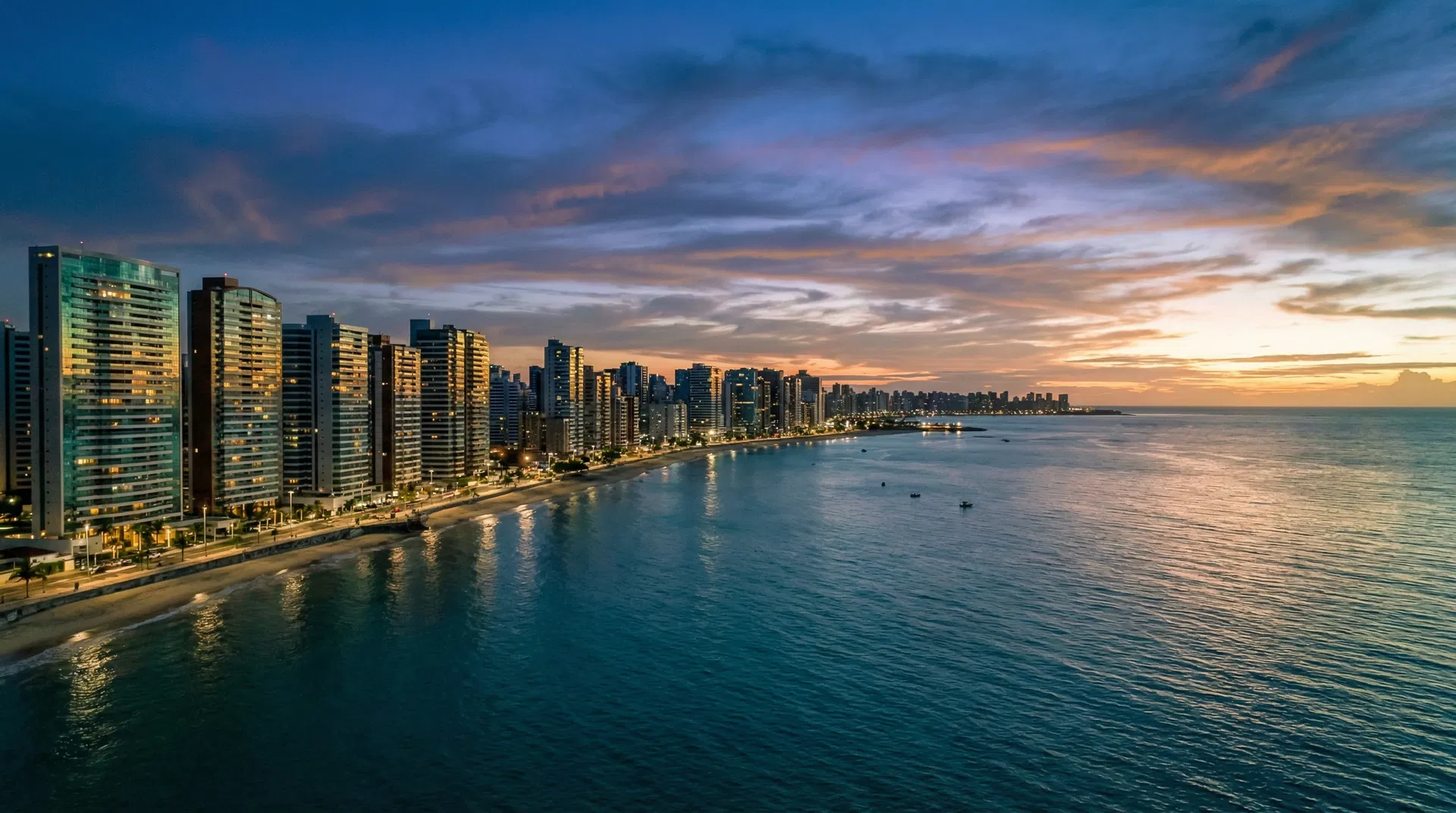 Vista aérea de Fortaleza