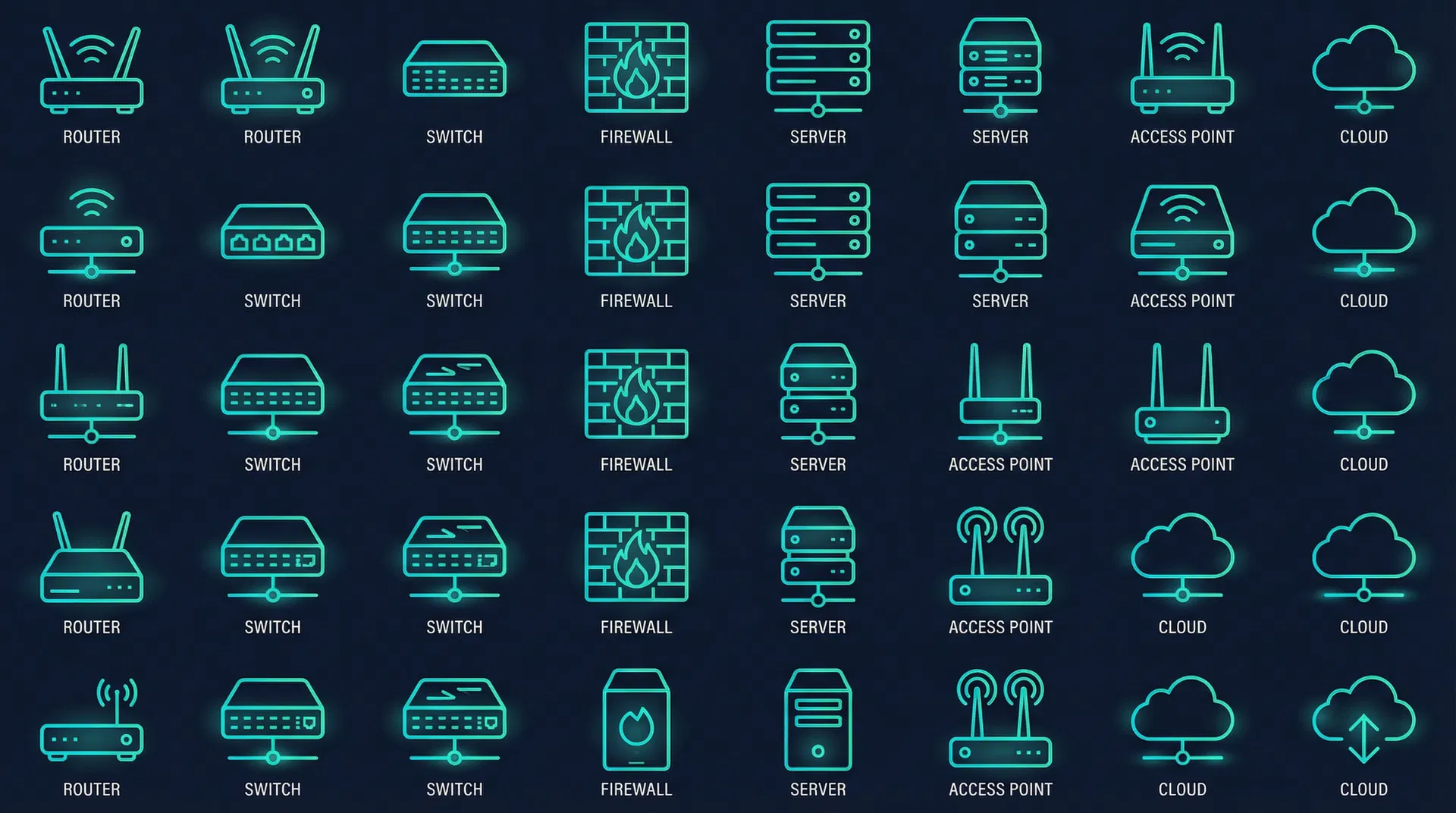 230+ Professional Network Icons