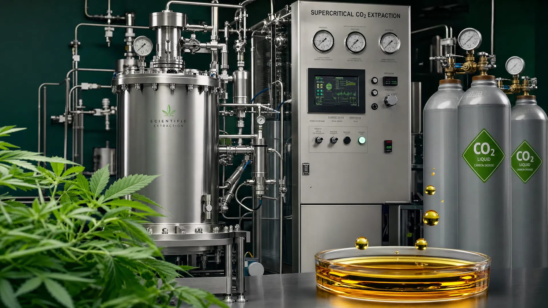 Extração Supercrítica de CO₂ para Óleo de Cannabis: Tecnologia, Processo e Aplicações — Extração & Processamento | LaboXHub Blog