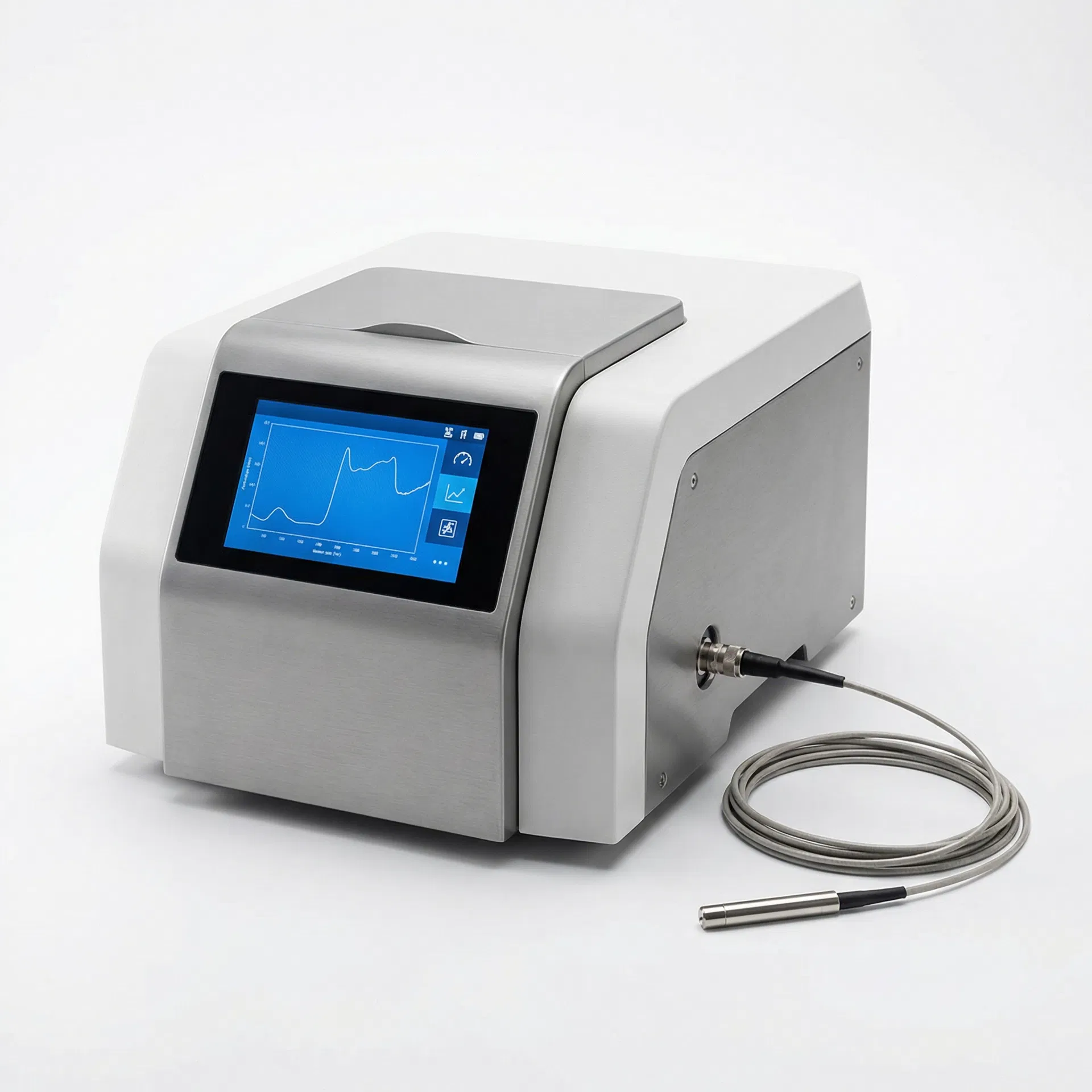 Espectrofotômetro UV-Vis 190-1100nm. Largura de banda 5nm. Interface USB. Software incluso. Calibrado e funcionando perfeitamente.