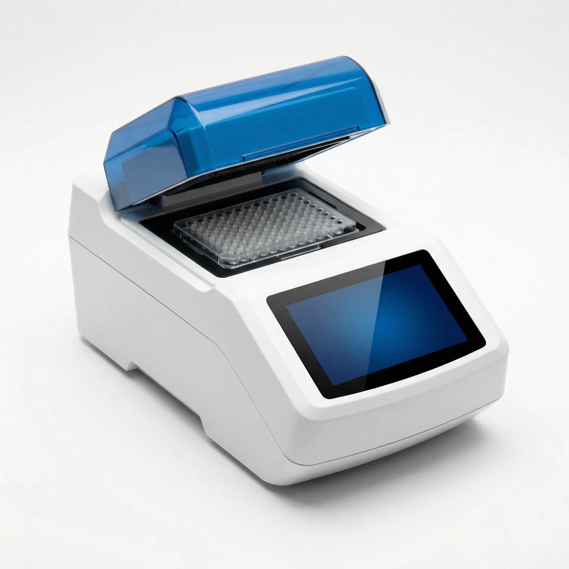 Cuba de eletroforese horizontal para géis de agarose. Área do gel: 10 x 10 cm. Capacidade: 100 mL de tampão. Material: acrílico transparente. Inclui pente de 8 poços, bandeja de gel e tampa de segurança. Compatível com fontes de até 300V. Ideal para análise de DNA e RNA.