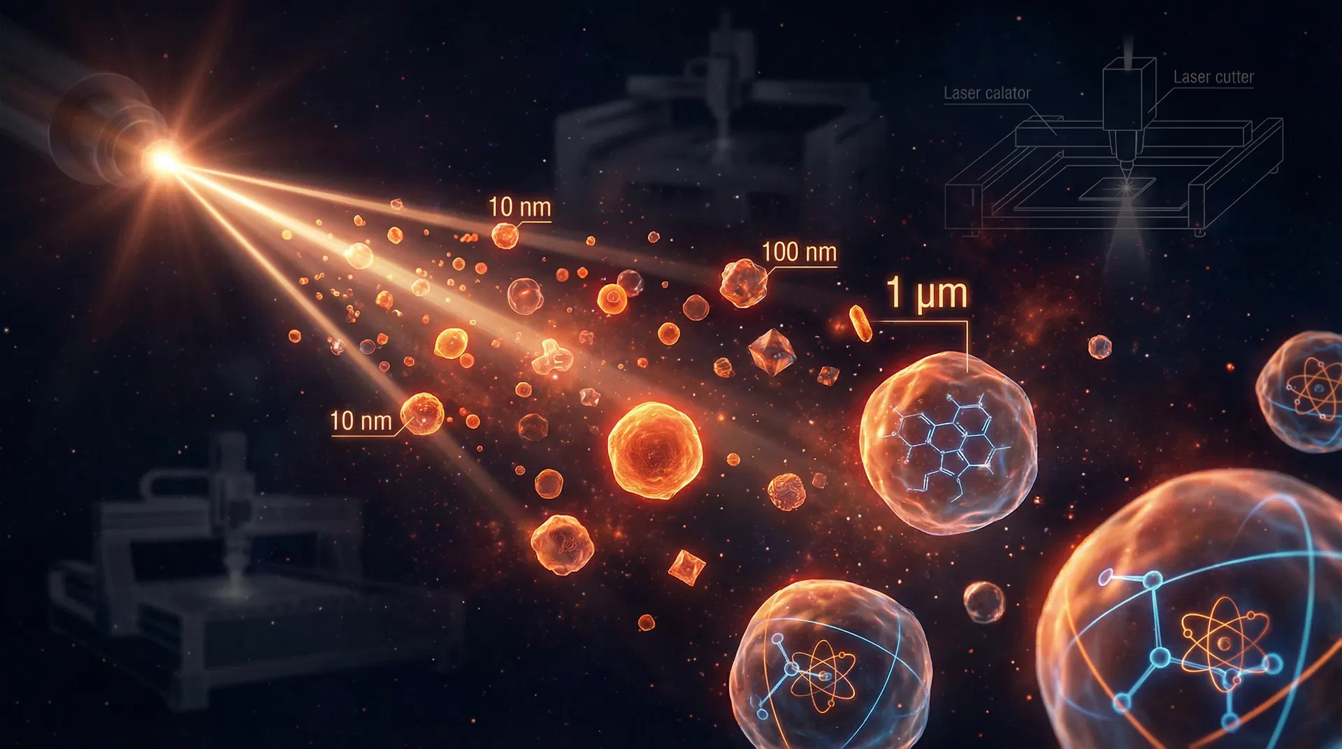 Nanoparticules émises lors du marquage laser