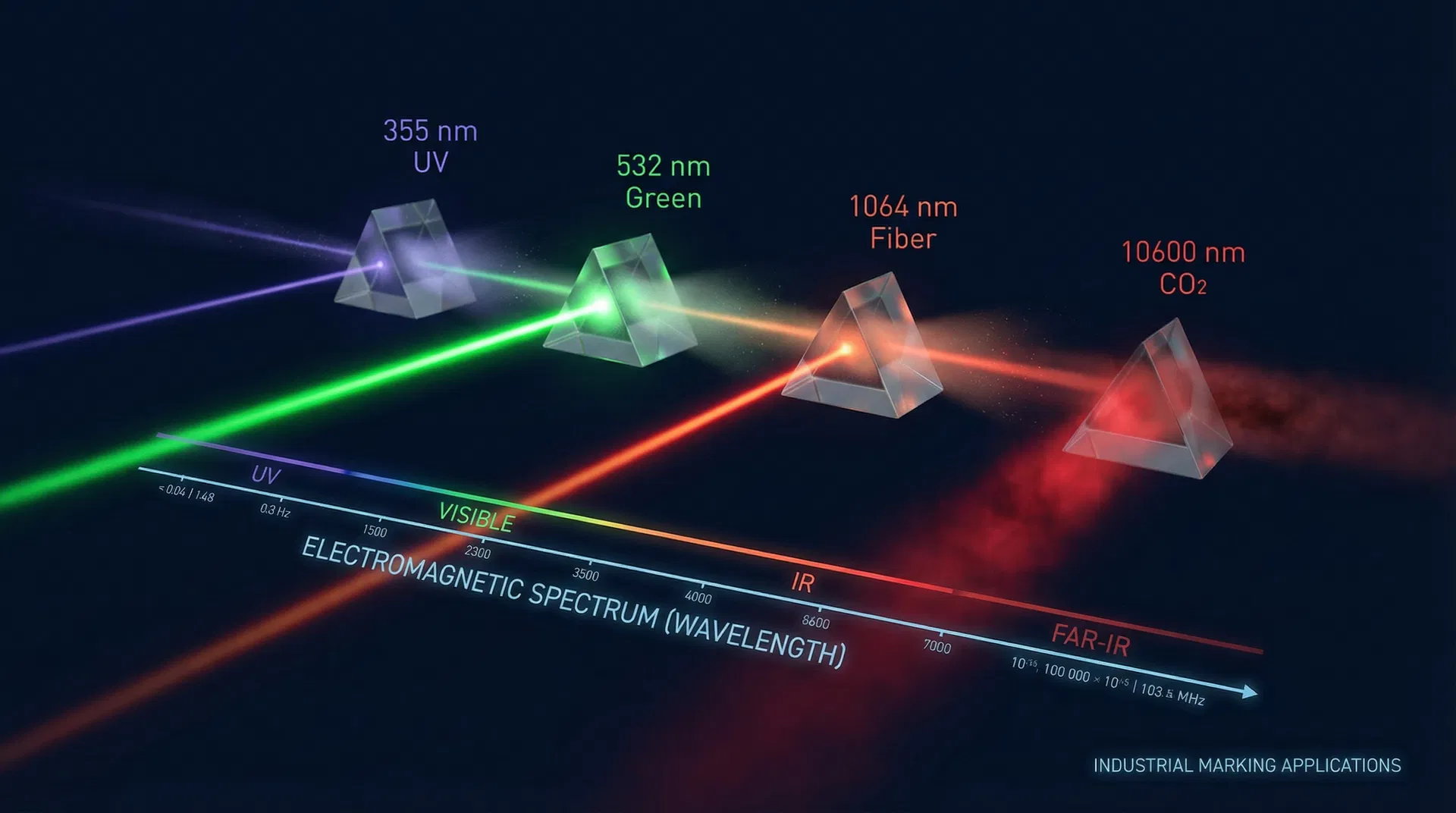 Les différents types de lasers de marquage
